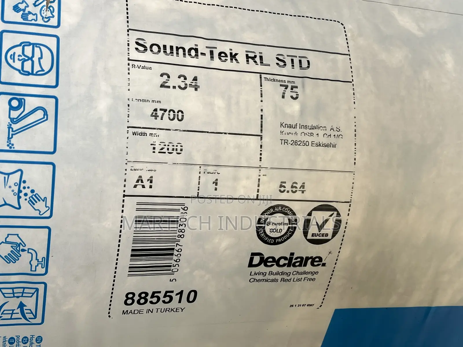 Knauf Insulation 75mm — Covers 5.64sqm — Direct Importer