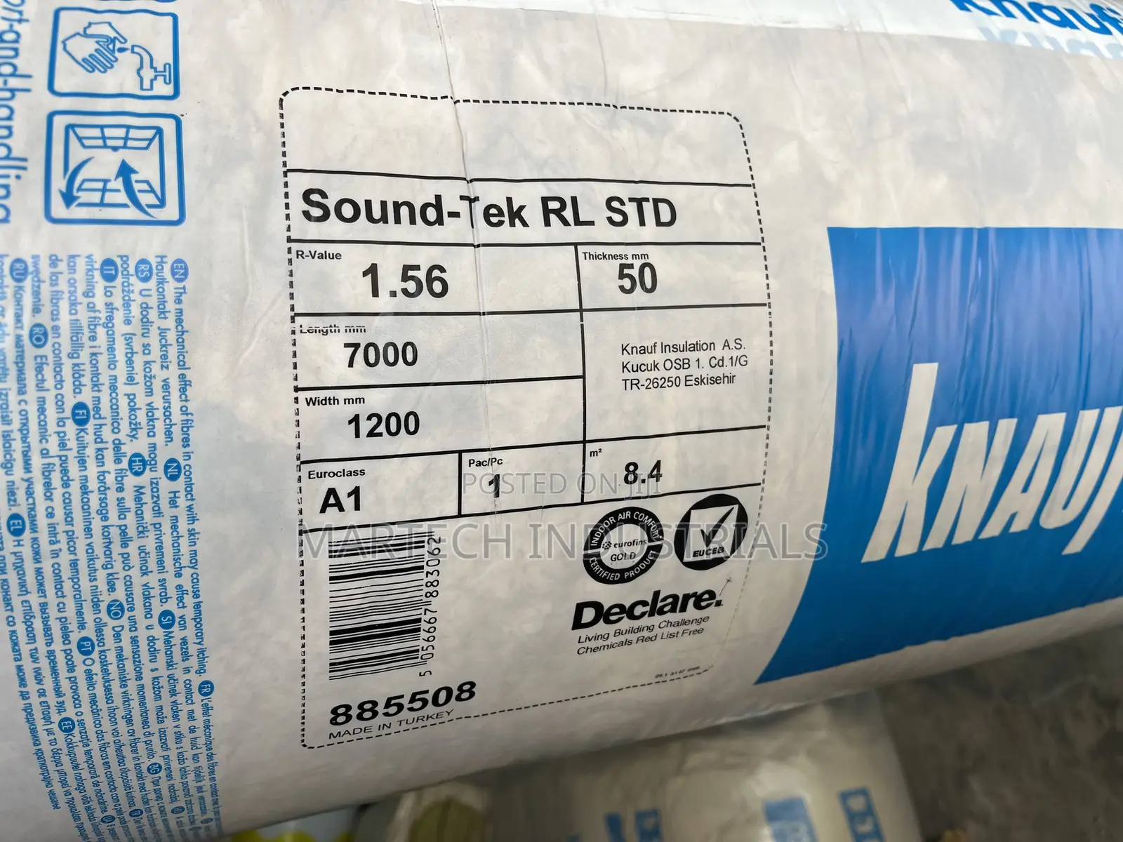 Knauf Insulation 50mm — Covers 8.4sqm — Direct Importer