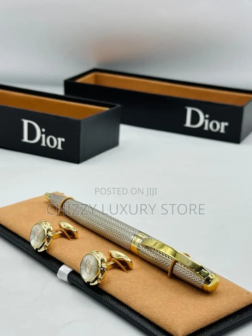 High Quality Luxury Men Cufflinks and Pen