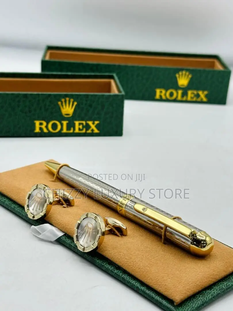 High Quality Luxury Men Cufflinks and Pen