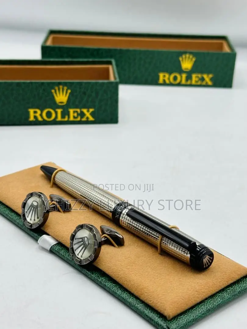 High Quality Luxury Men Cufflinks and Pen