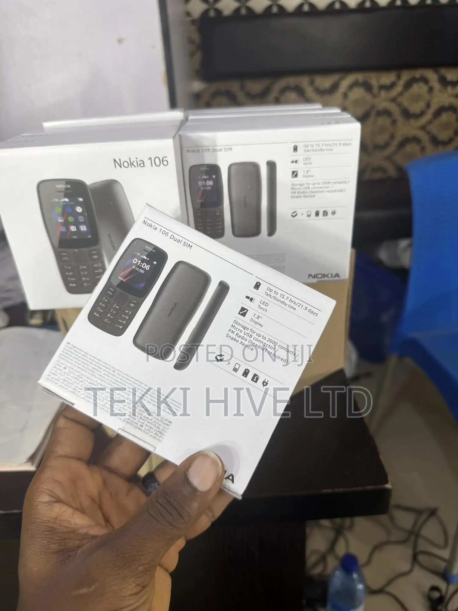 New Nokia 106 Black