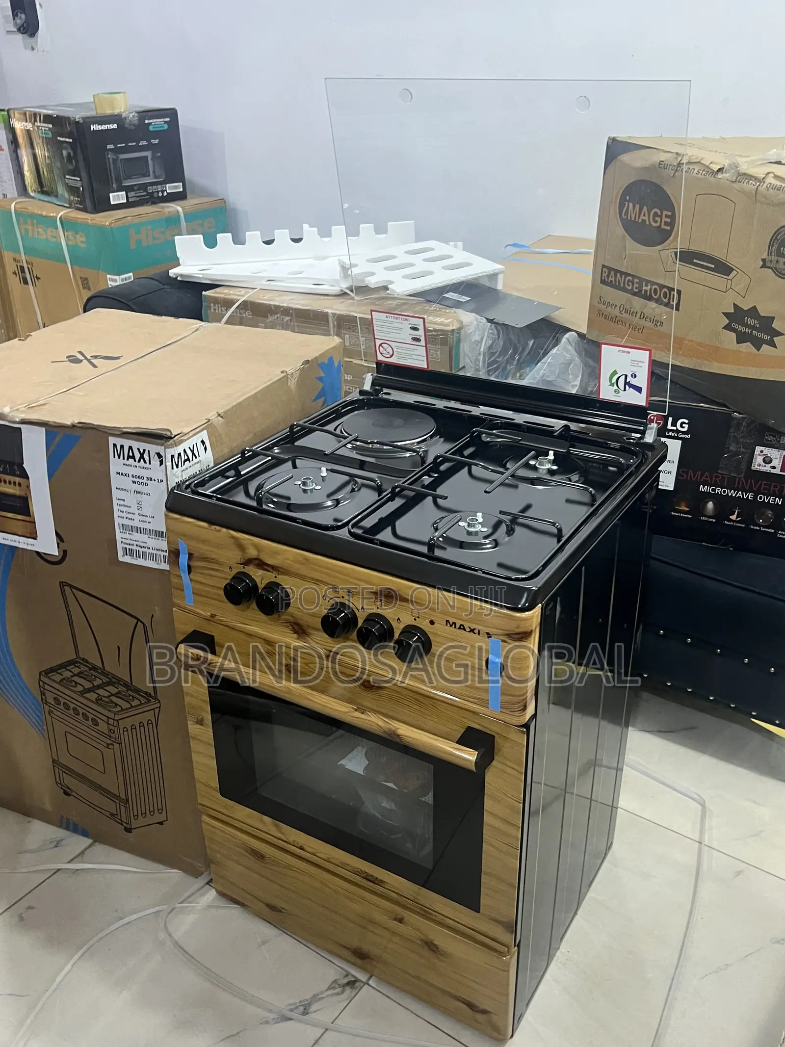 Maxi F6b31g2 (3+1) Standing Cooking Stove With Full Oven