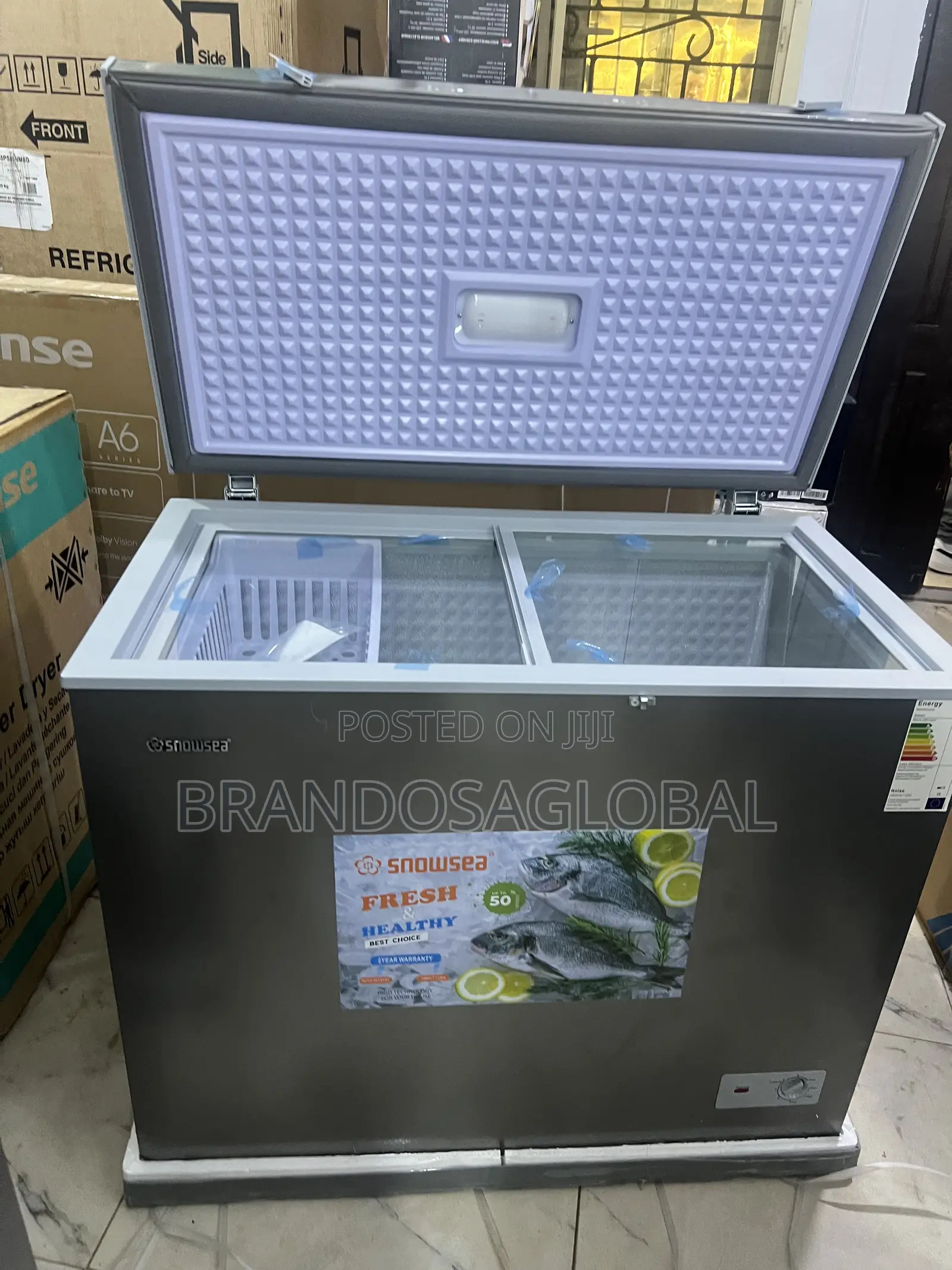 Snowsea Bd-308 220l Chest Freezer With Strong Freezing Plates