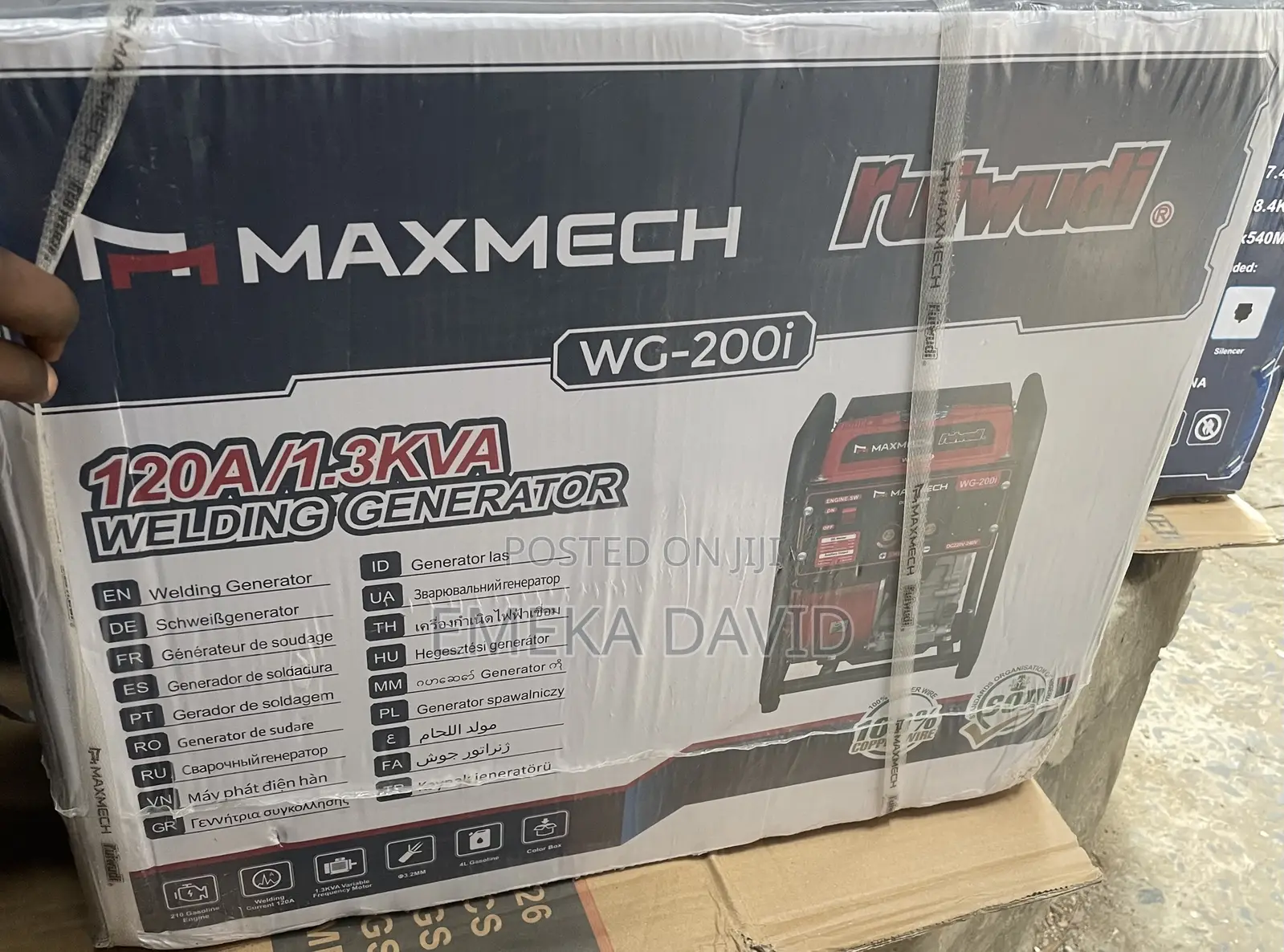 Maxmech 120a Start and Welding Generator Wg_200i
