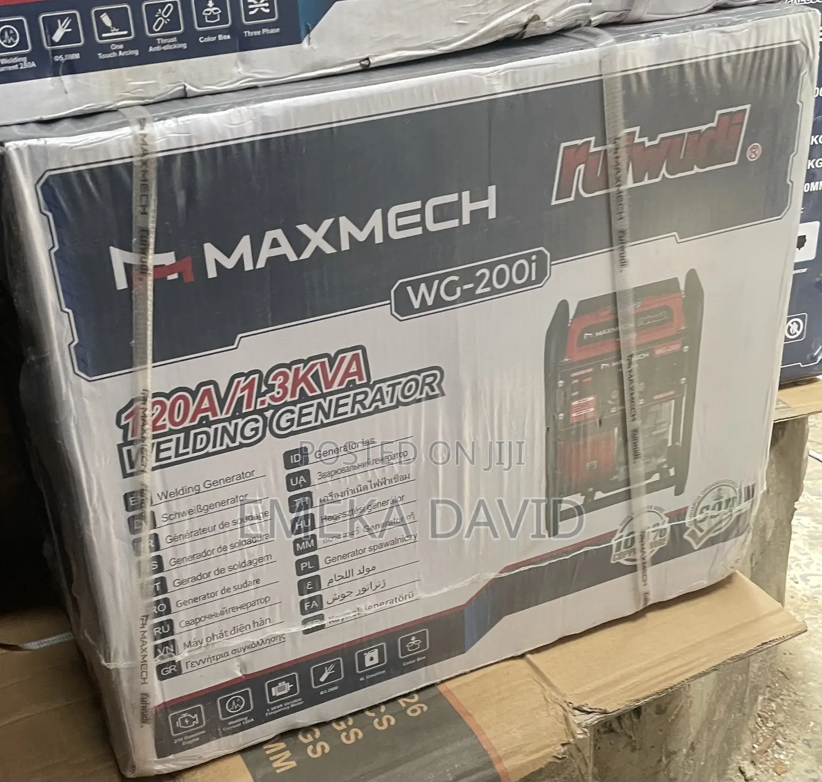 Maxmech 120a Start and Welding Generator Wg_200i