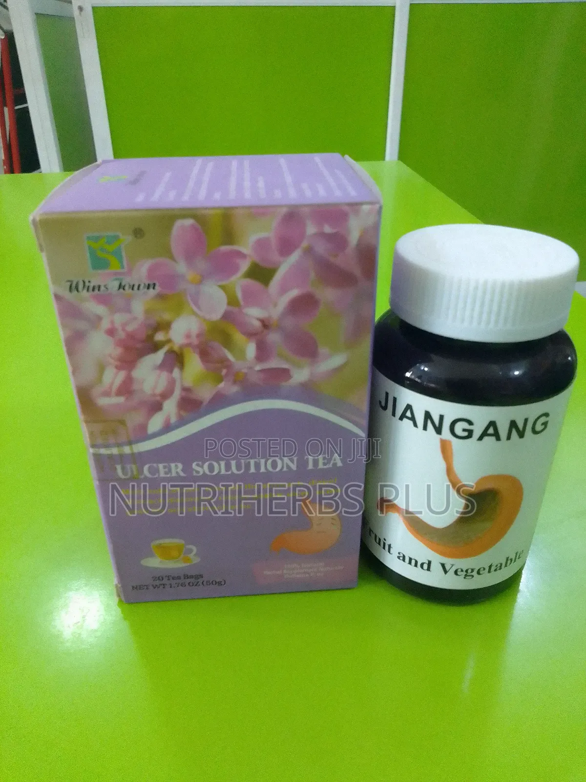 Wins Town Ulcer Solution Tea+ Jiangang Fruit and Vegetables:Ulcer Cure