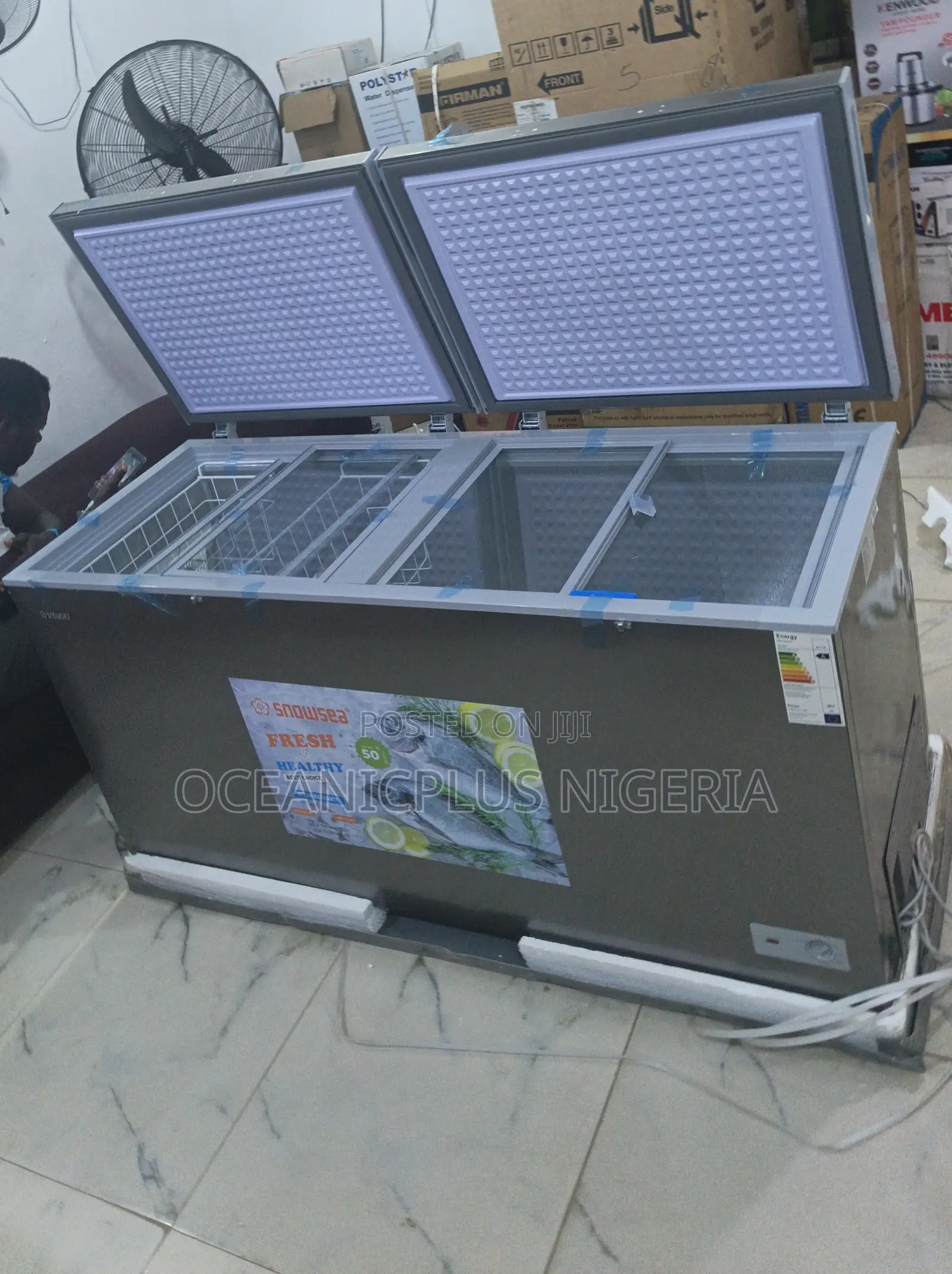 Snowsea Bd-700 Deep Freeze Chest 520l With Double Door