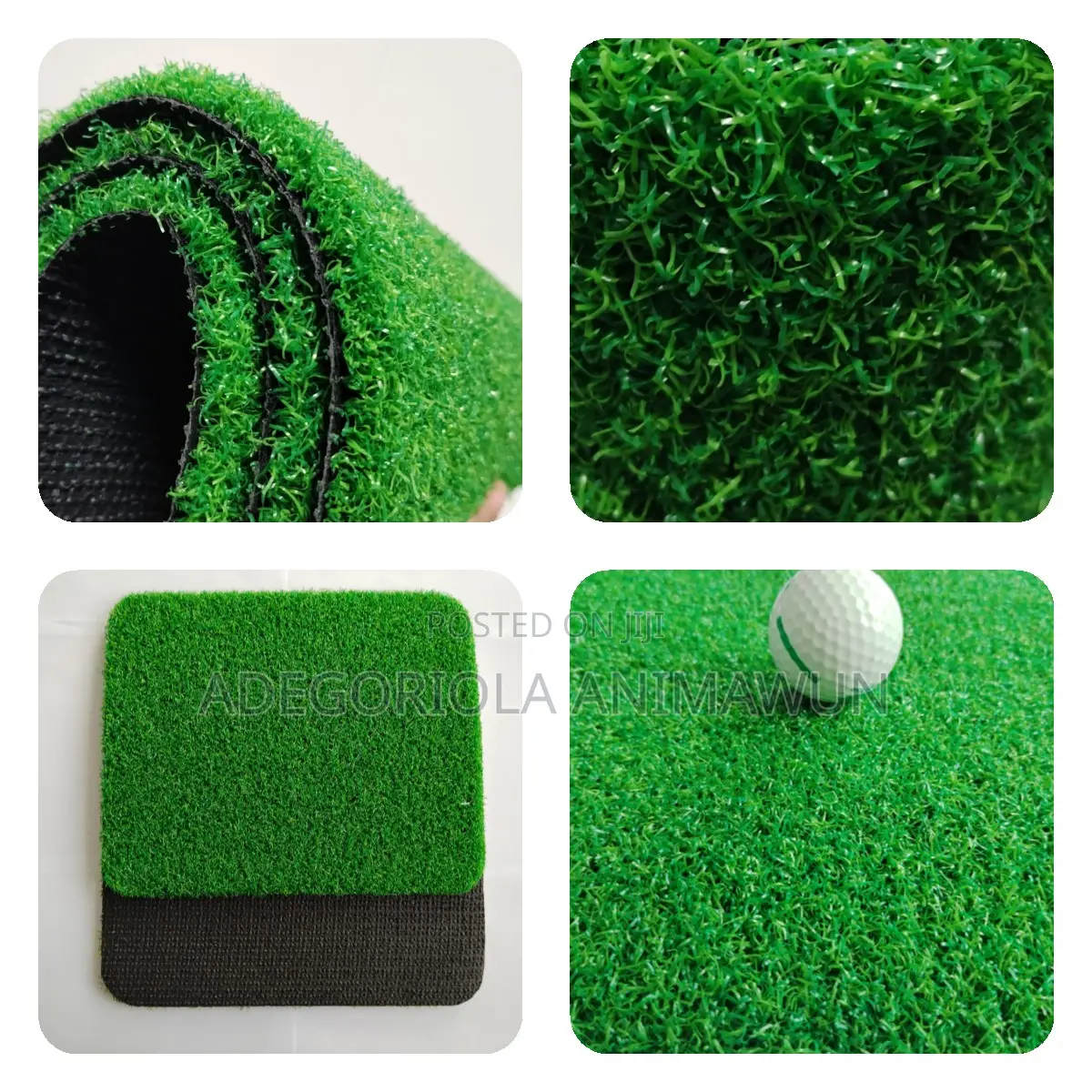 Home Golf Putting Mat With Flags – High-Quality Synthetic Grass