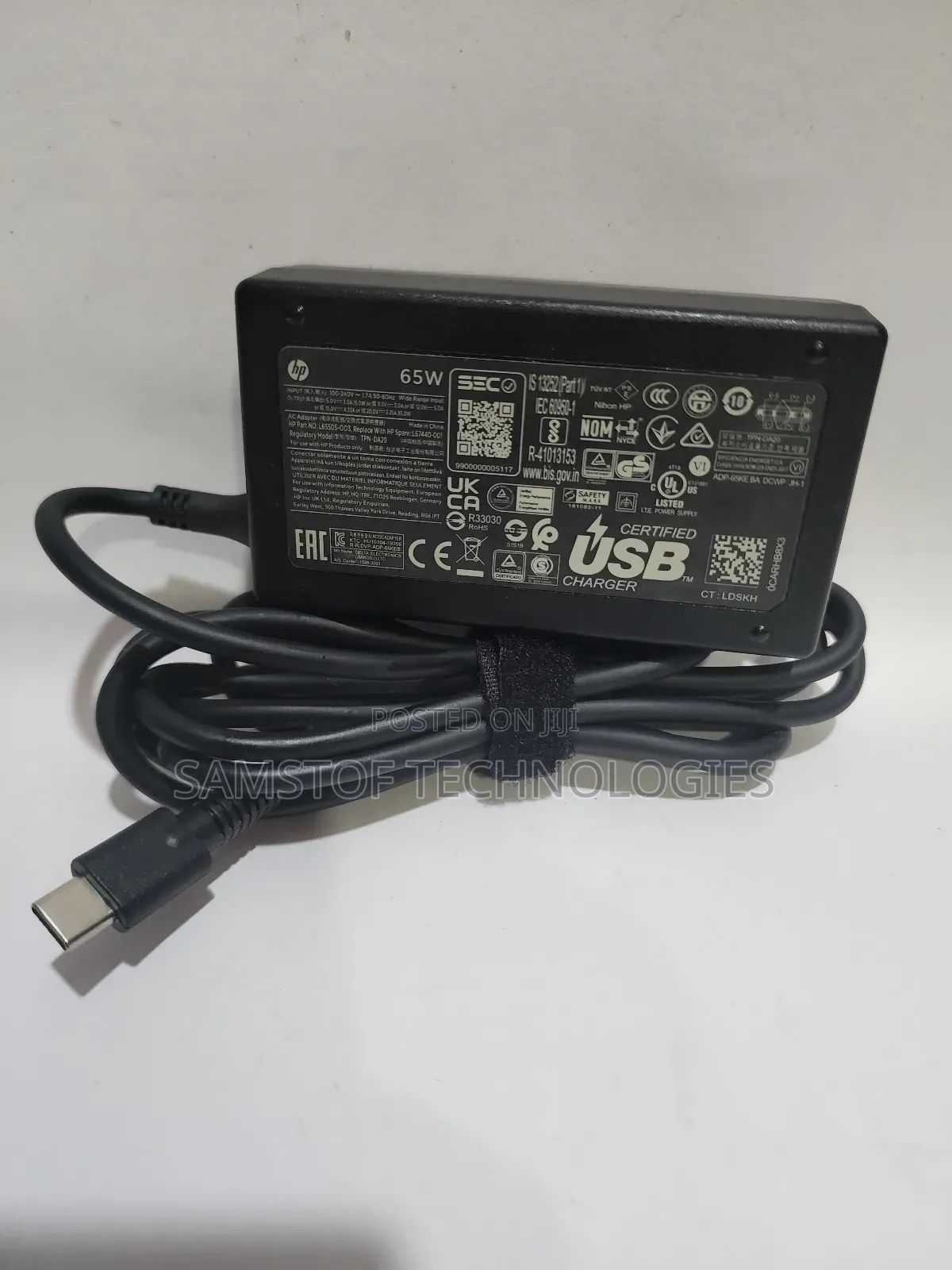 Hp Type C Follow Come 65w Laptop Power Adapter Charger.