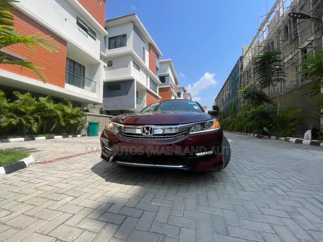 Honda Accord EX-L V-6 4dr Sedan w/Navigation (3.5L 6cyl 6A) 2014 Maroon
