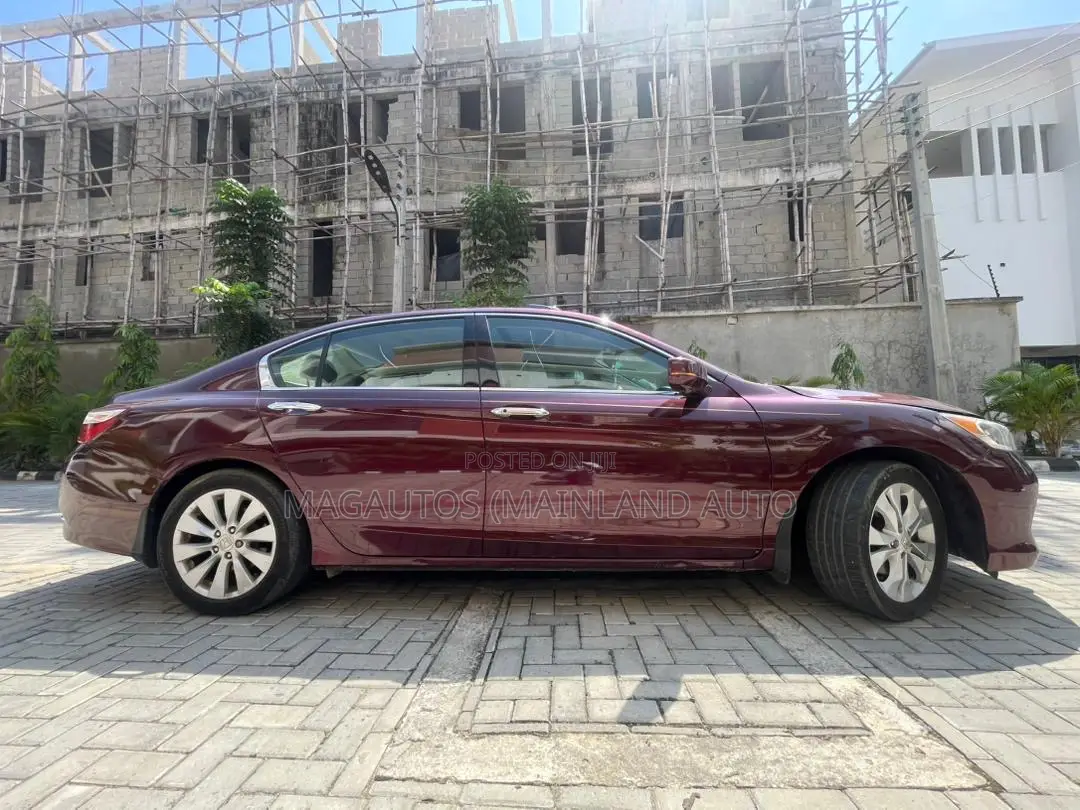 Honda Accord EX-L V-6 4dr Sedan w/Navigation (3.5L 6cyl 6A) 2014 Maroon