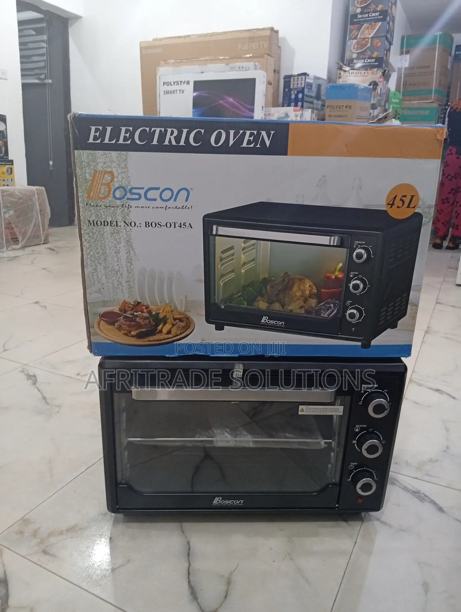 Boscon 45l Electric Oven for Home Kitchen