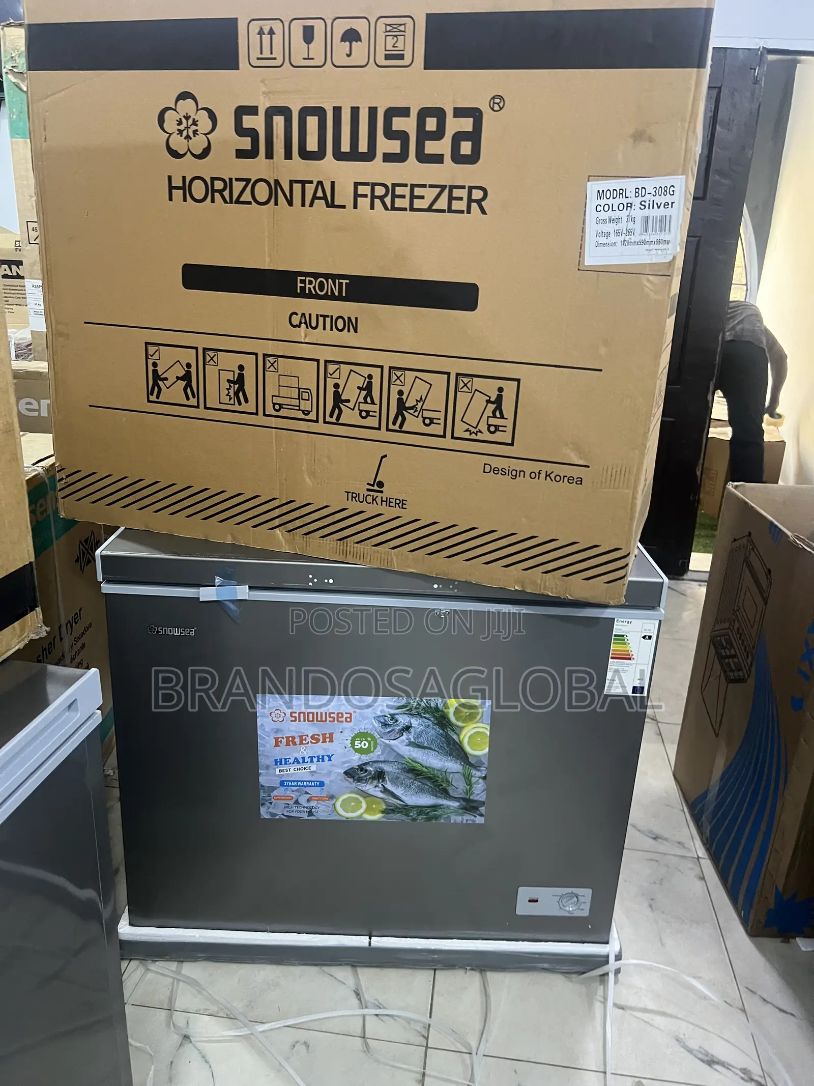 Snowsea Bd-308 220l Freezer With Strong Compressor Motor