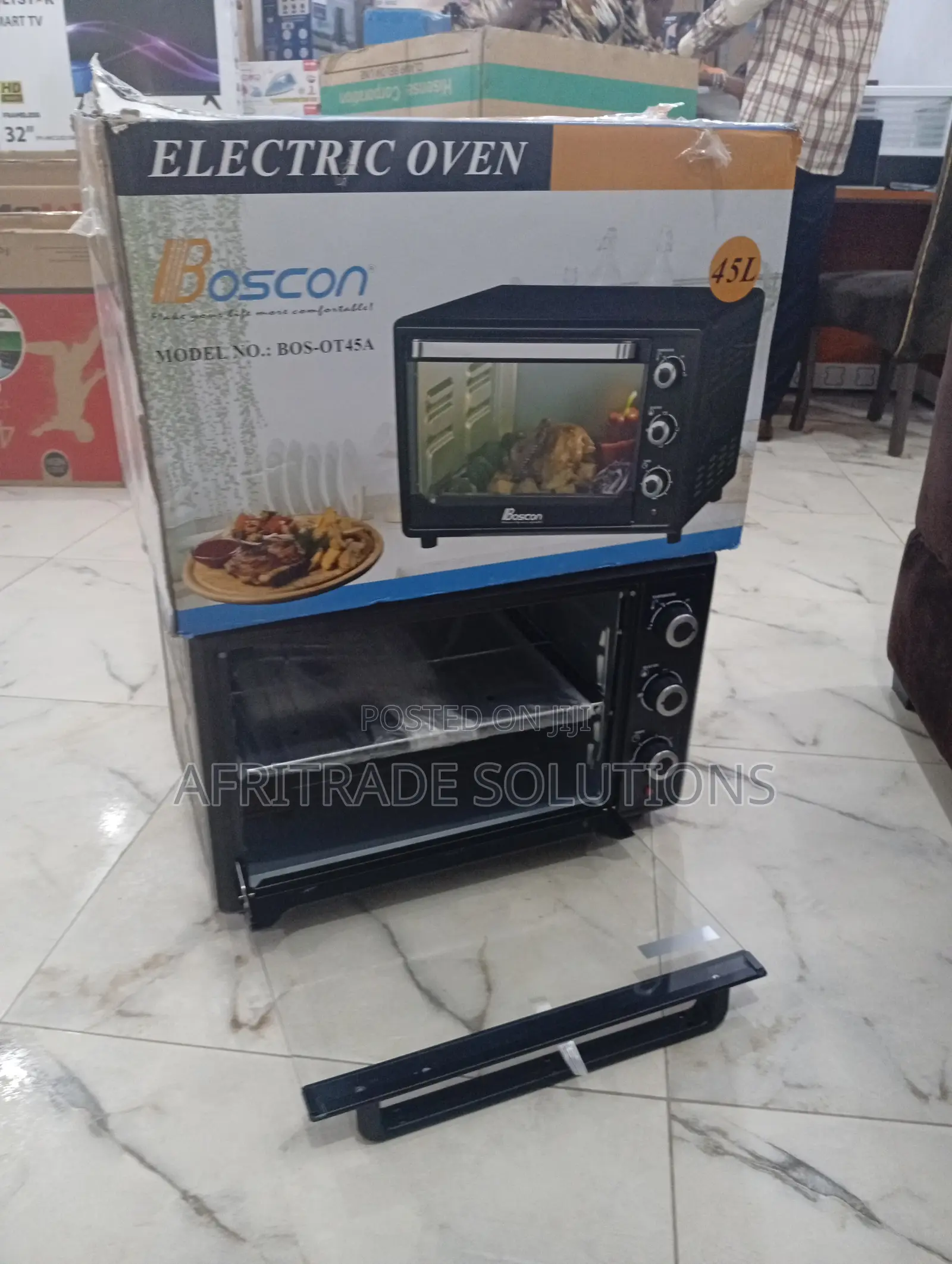 Boscon 45l Electric Oven for All-Purpose Cooking