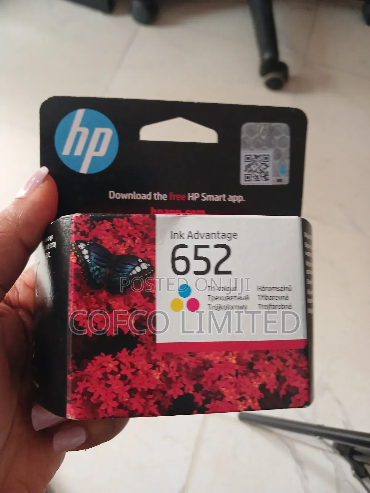 Hp 652 Tri-color Original Ink Advantage Cartridge