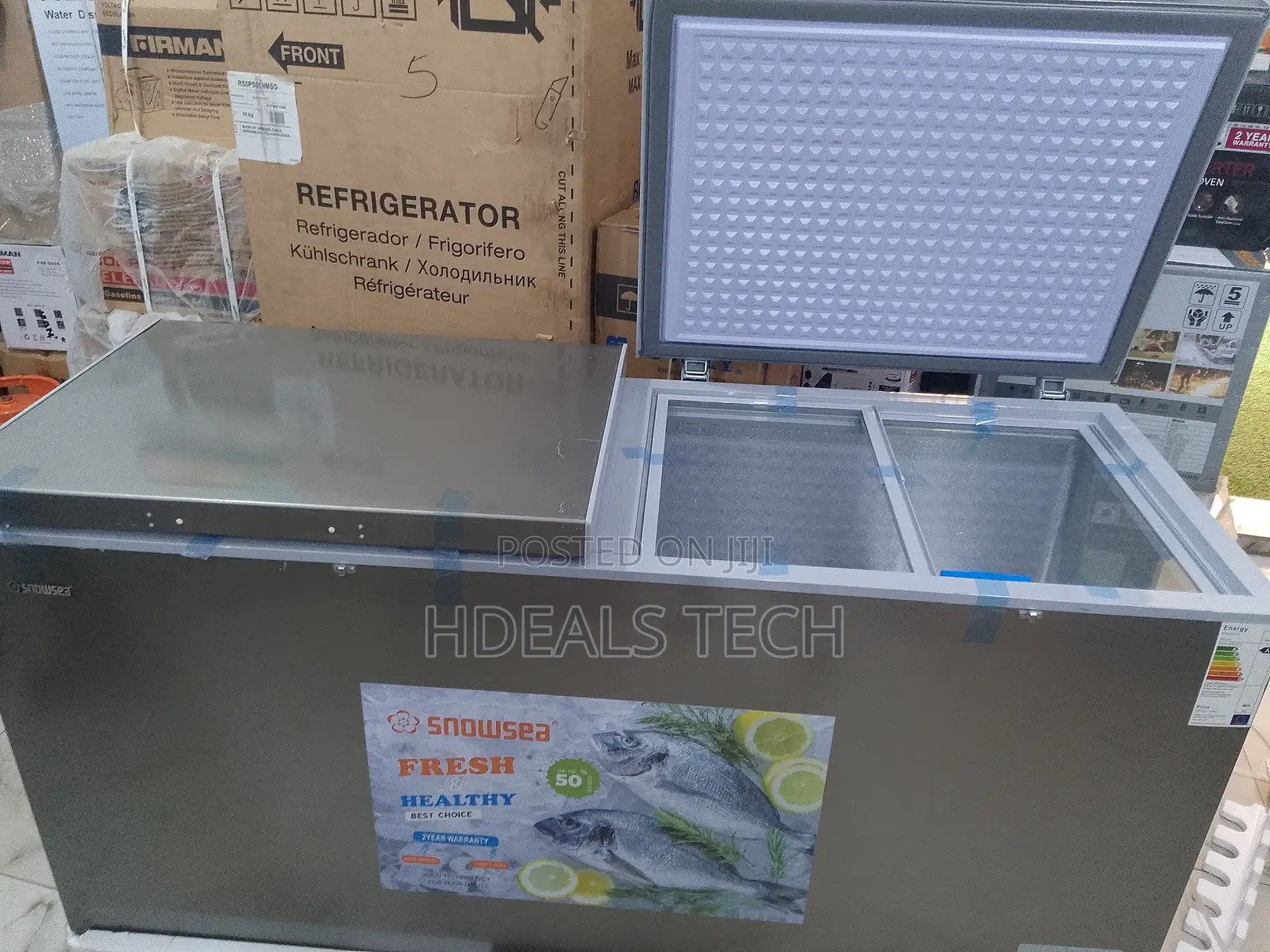 Durable Snowsea Chest Freezer With Basket/Dividerr