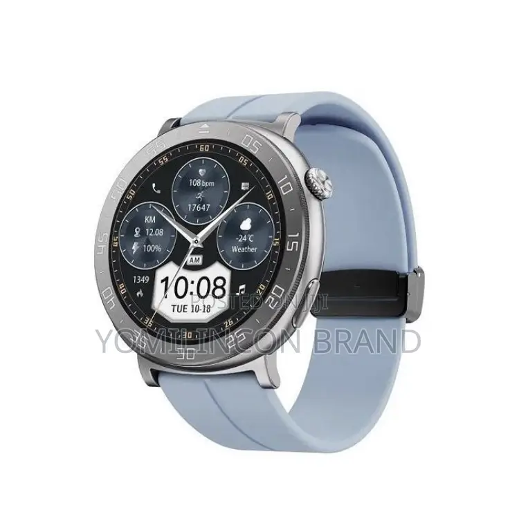 Porodo Salud 1.43-Inch Screen Display Bt Calling Smart Watch - Blue