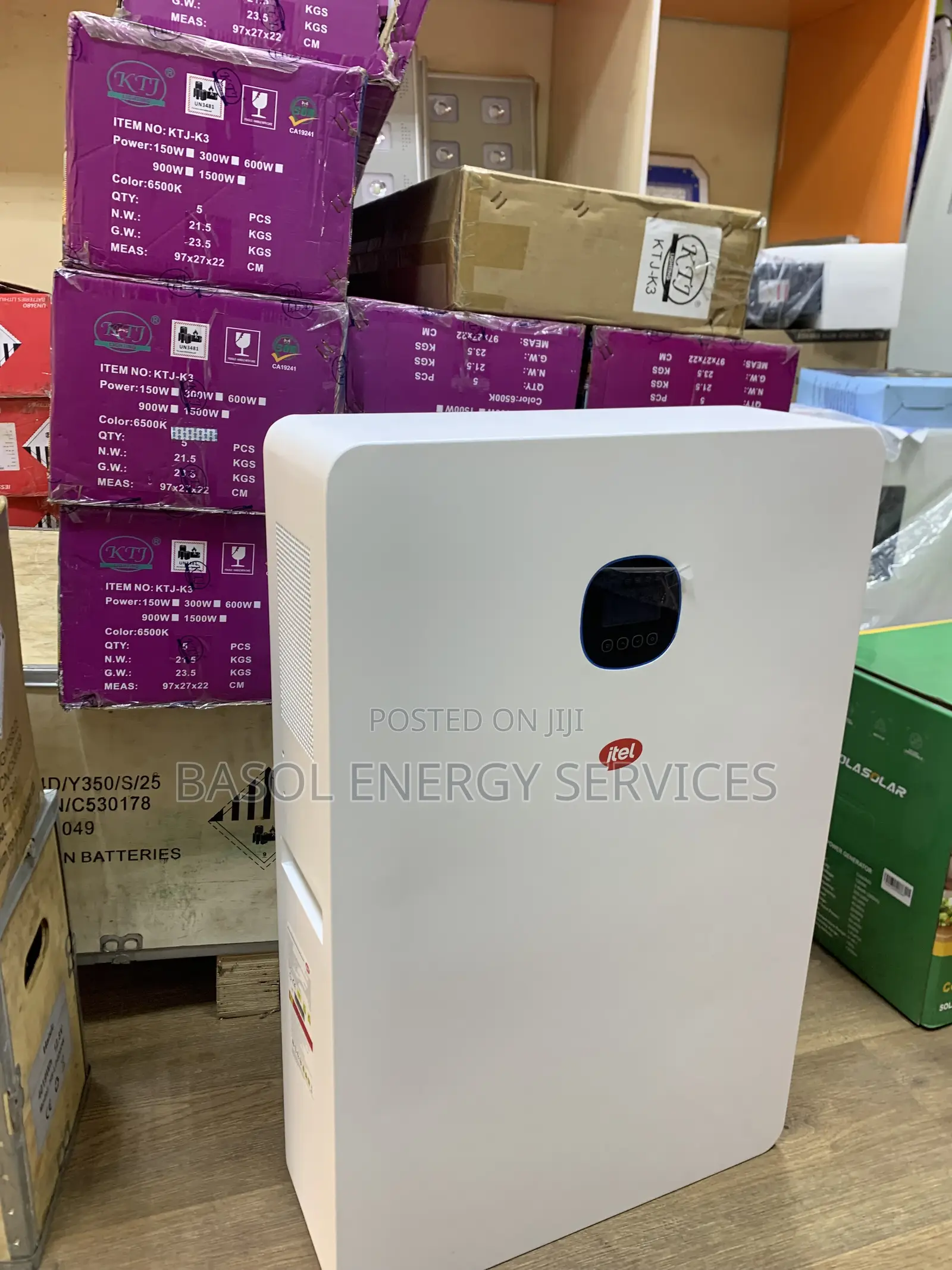 3600kw/8000kwh Itel Solar Generator