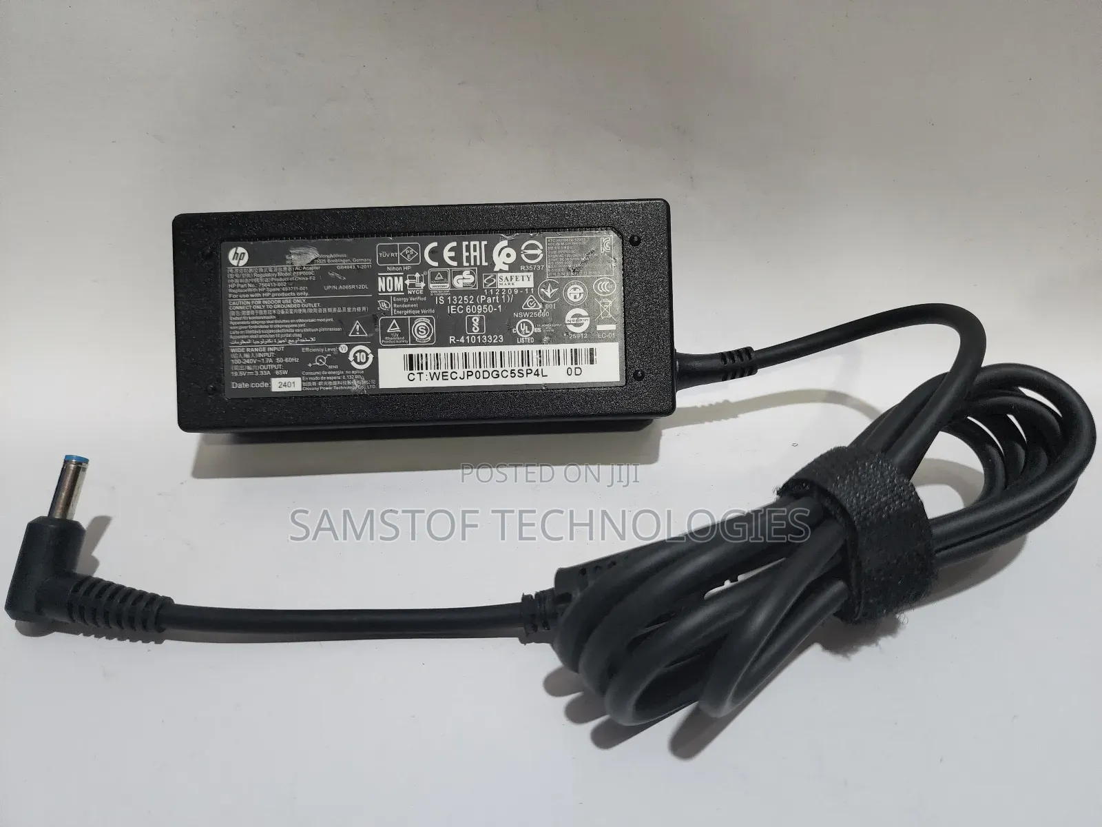 Hp Blue Mouth Follow Come 65w Laptop Power Adapter Charger.