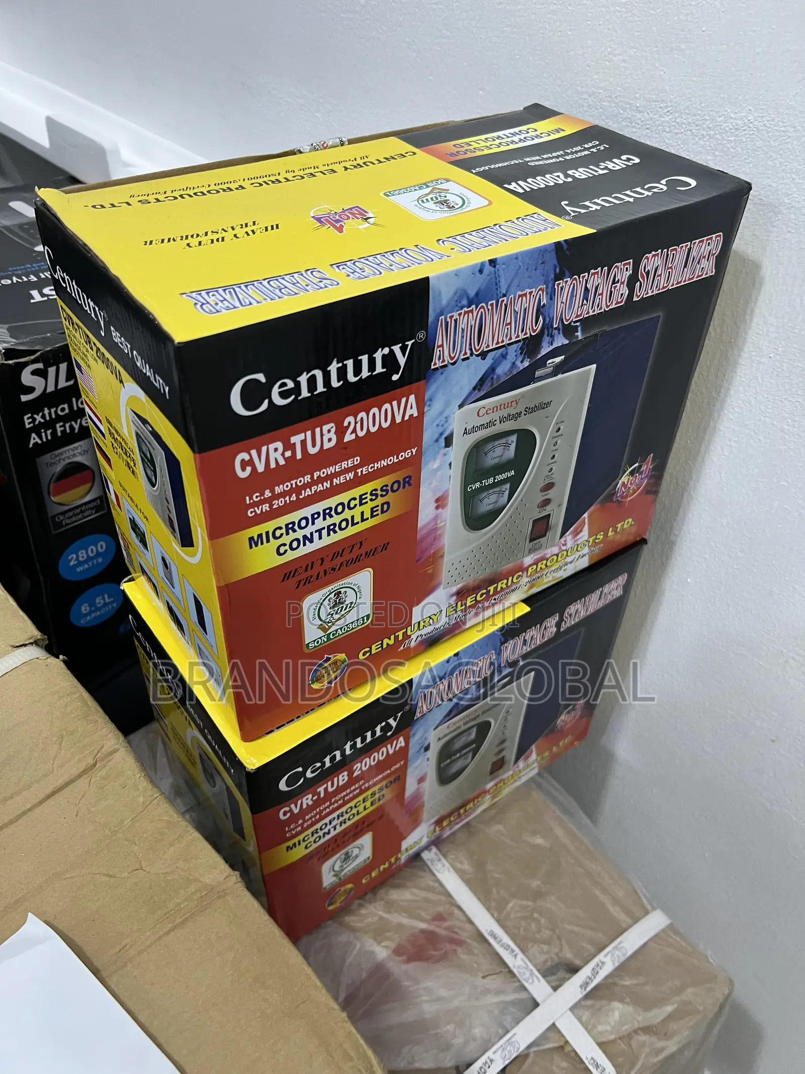CVR-Tub2000va Century 2kva Stabilizer | Strong Floor Design