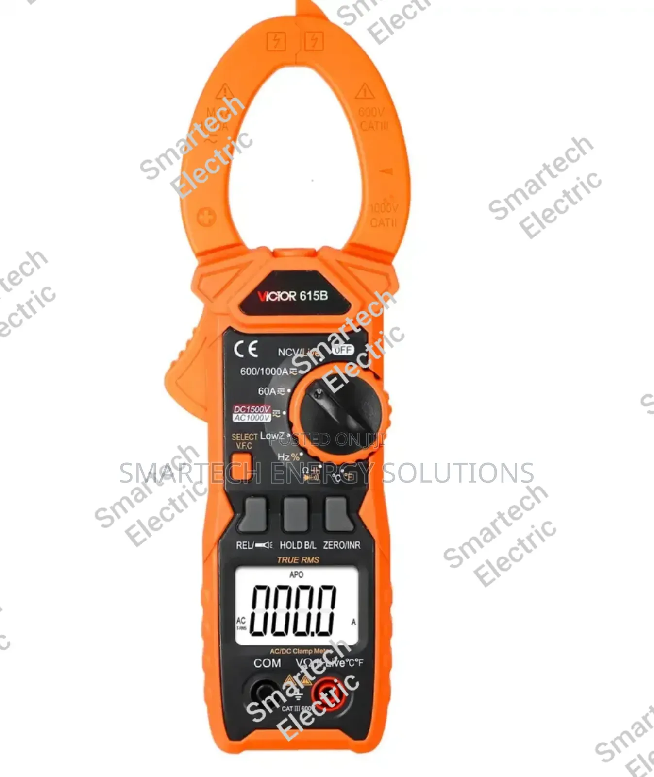 Victor 615b 1500v Ac/Dc 1000a RMS Digital Clamp Meter With Live NCV F
