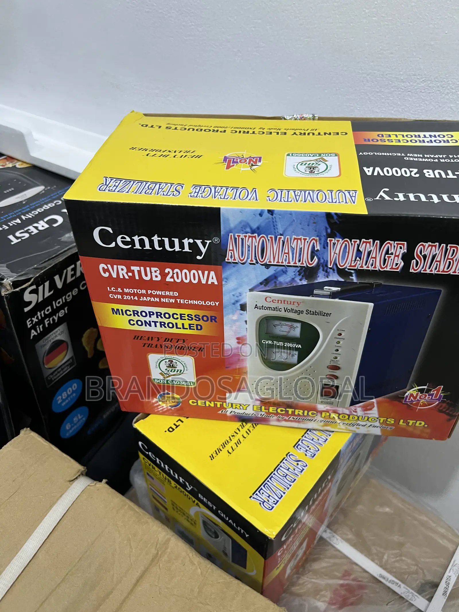 CVR-Tub2000va Century 2000w Stabilizer | Strong Output
