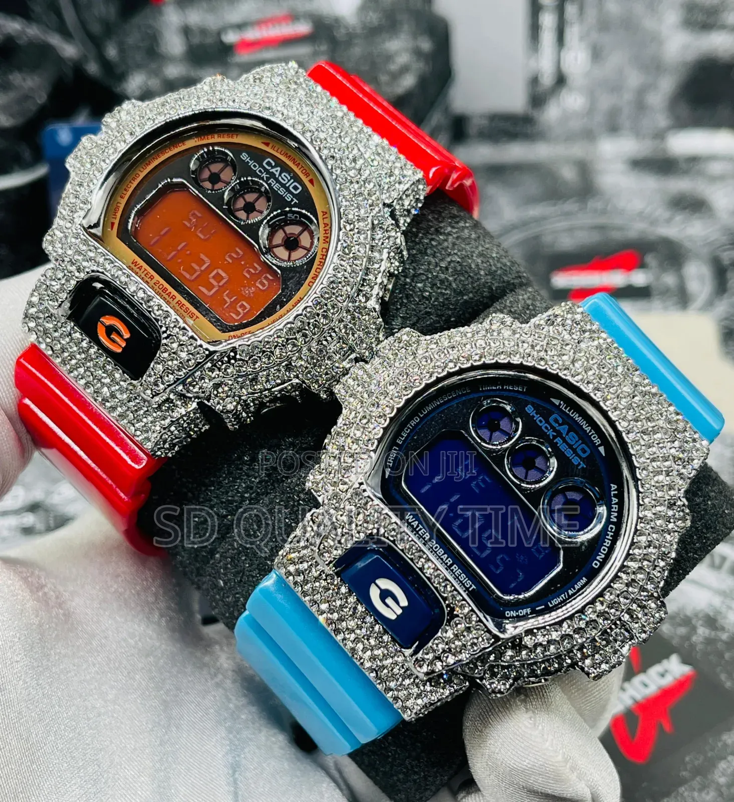 *Quality Grade Stone Dw-6900bb Gshock Wristwatch