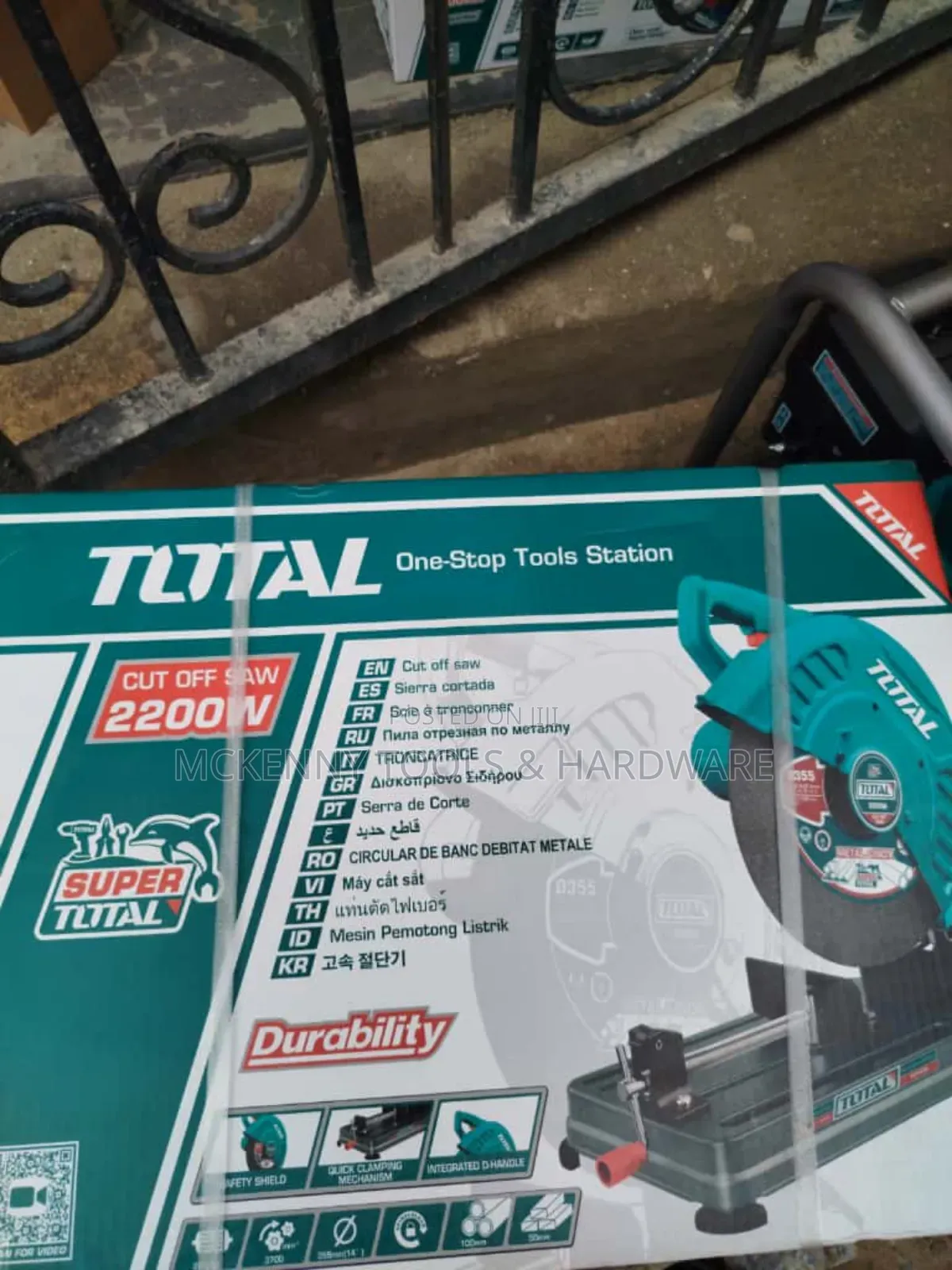 Total 2200w Cut Off Saw, A Power Tool