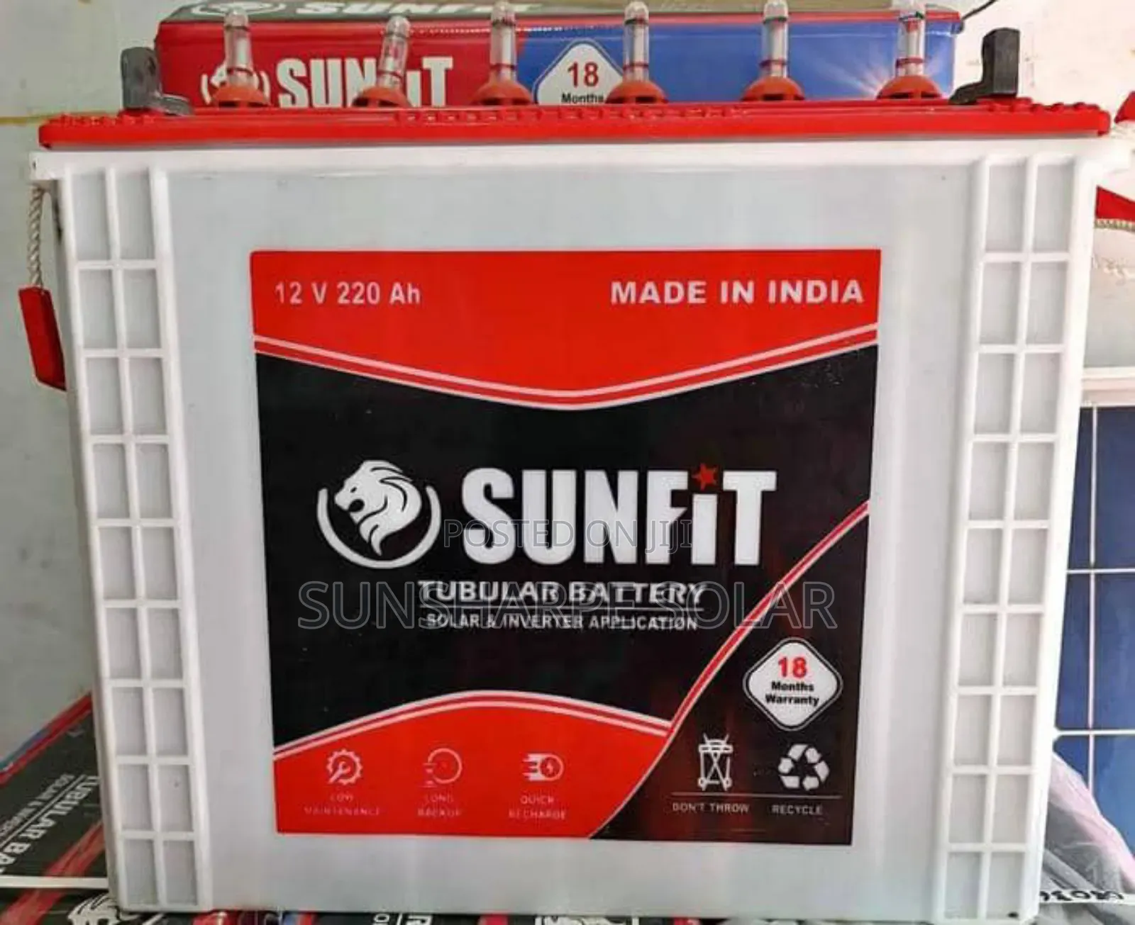 220a Tubular Battery Sunfit