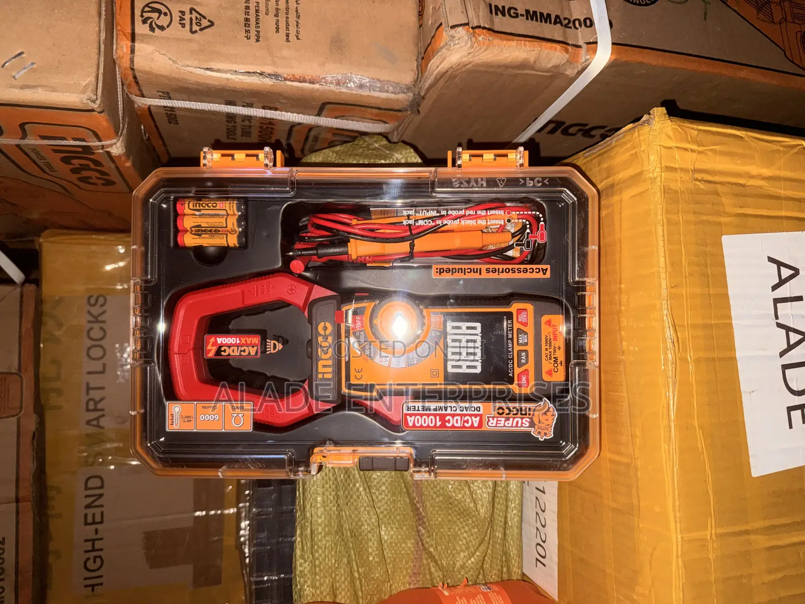Ingco Ac/Dc Digital Clamp Meter 1000a