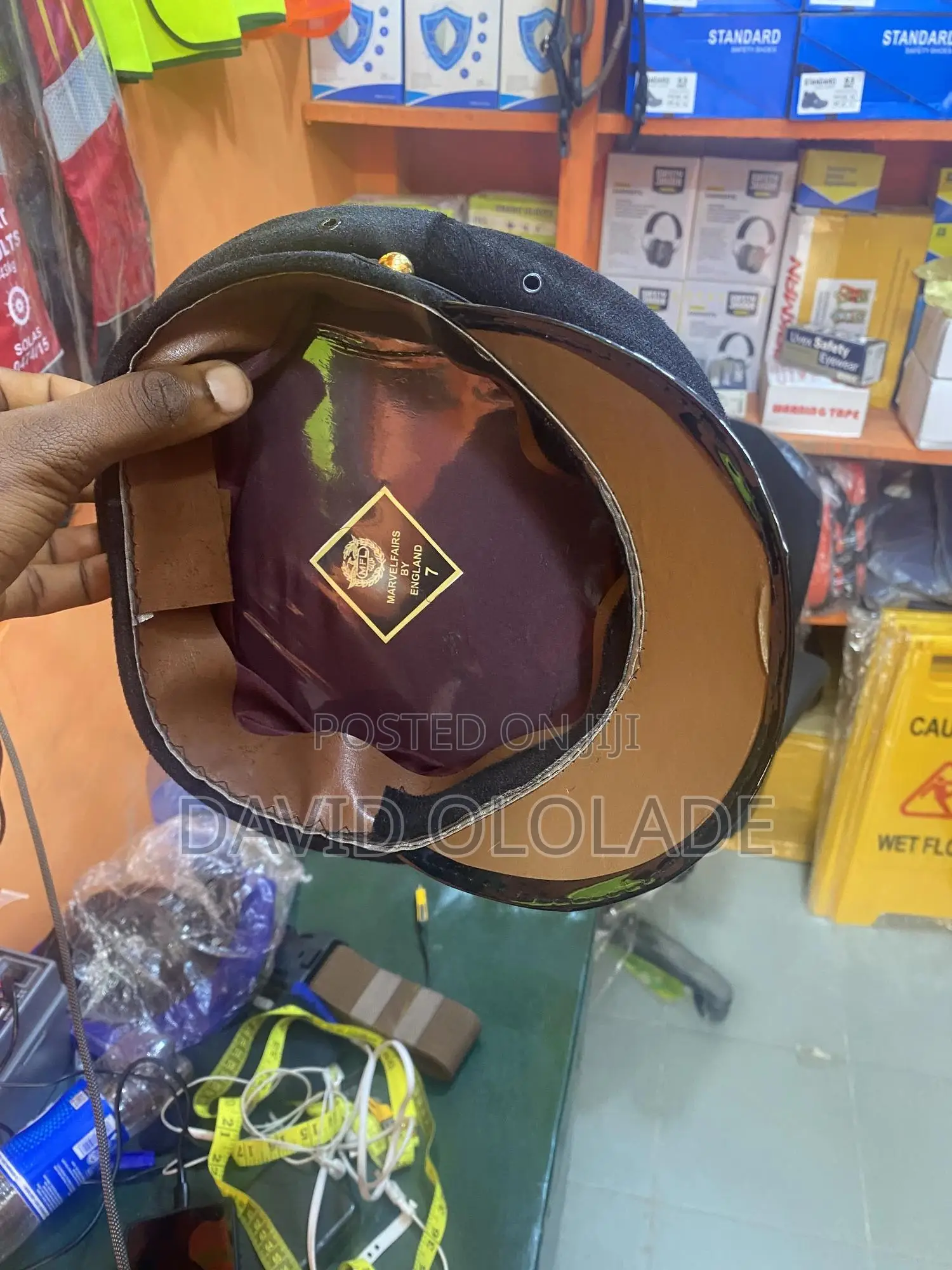 Black P Cap / Police Cap