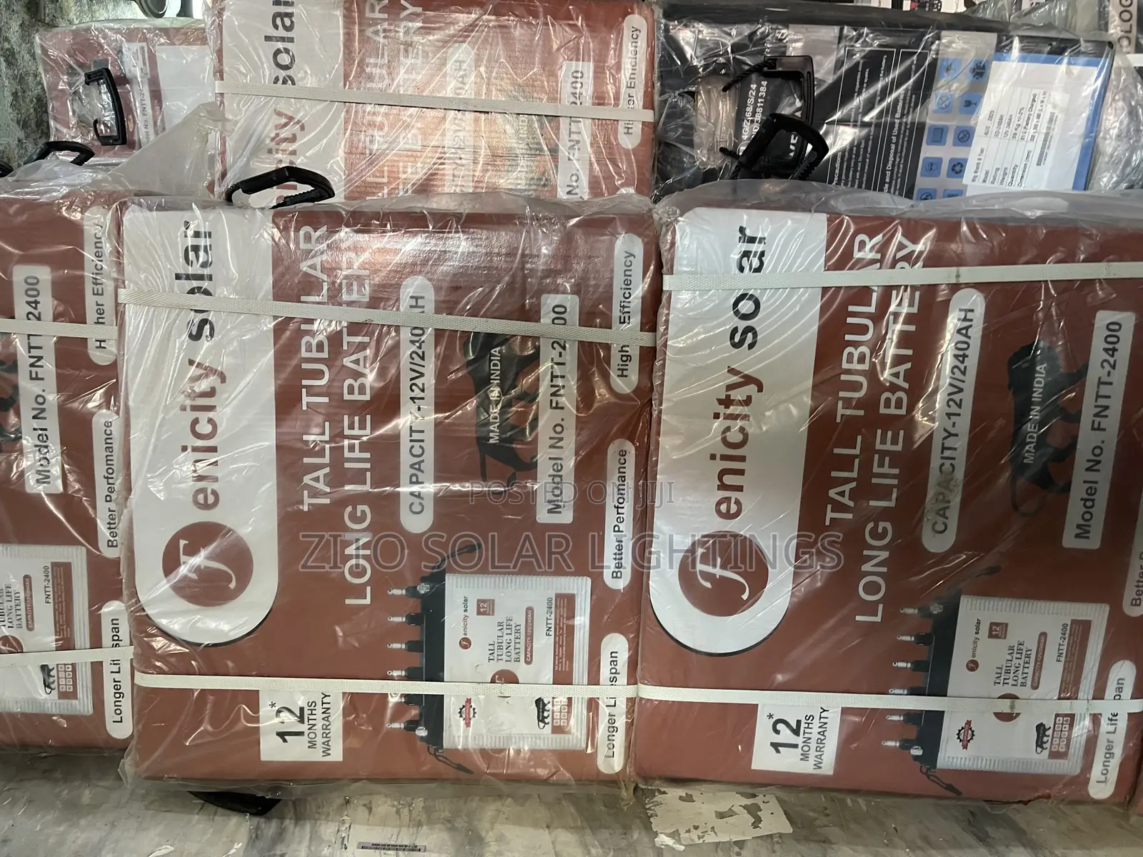 240ah Fenicity Solar Tubular Battery