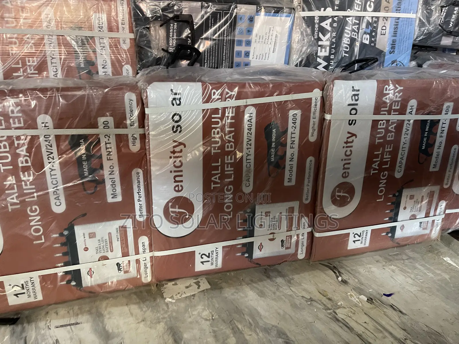 240ah Fenicity Solar Tubular Battery