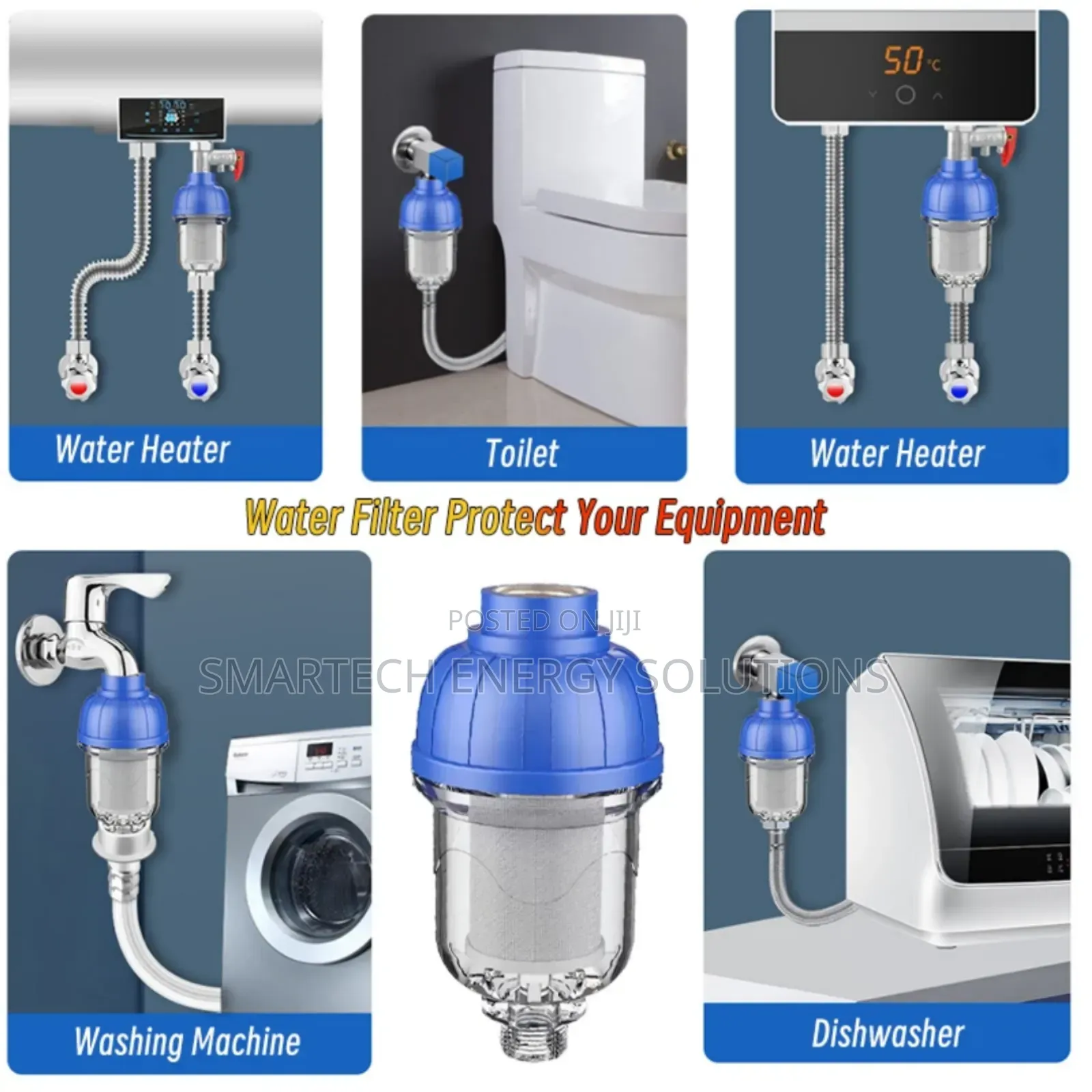 1/2" Reusable Water Filter Stainless Steel Mesh Screen 40μm Filtration