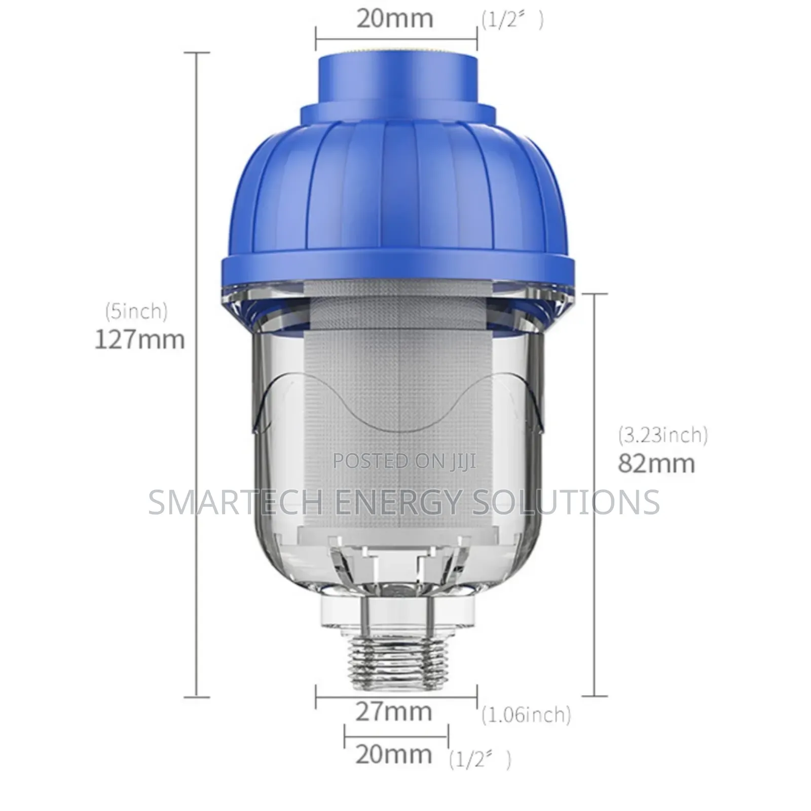1/2" Reusable Water Filter Stainless Steel Mesh Screen 40μm Filtration