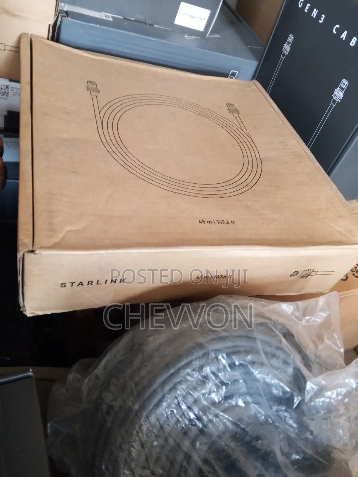 Starlink Direct Cable | 147ft (45m) |For Gen3 Gen2 (V2/V4) |Original