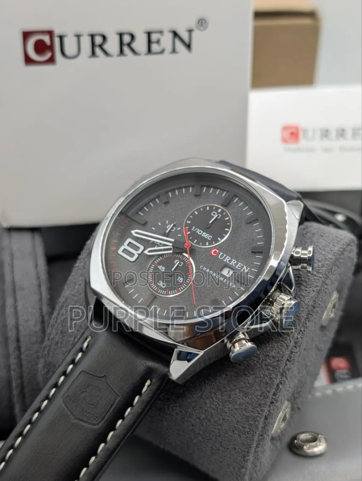 Curren Chronograph Quality - Leather - Watches