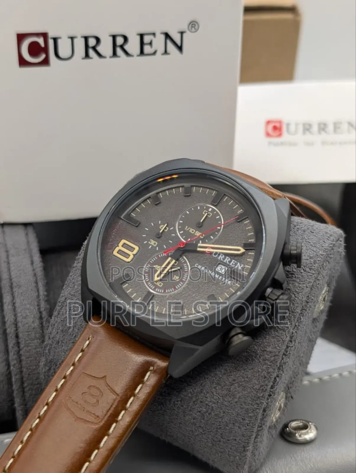 Curren Chronograph Quality - Leather - Watches