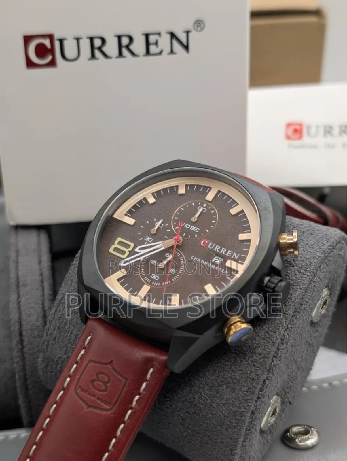 Curren Chronograph Quality - Leather - Watches