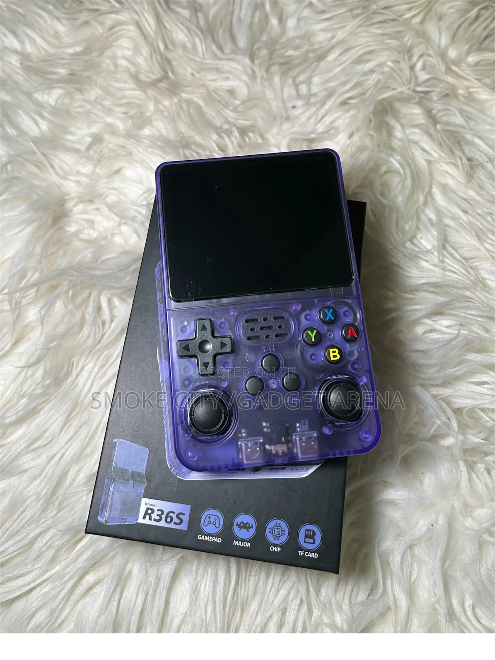 R36s Handheld Console - Purple ,White , Orange , Black 64gb
