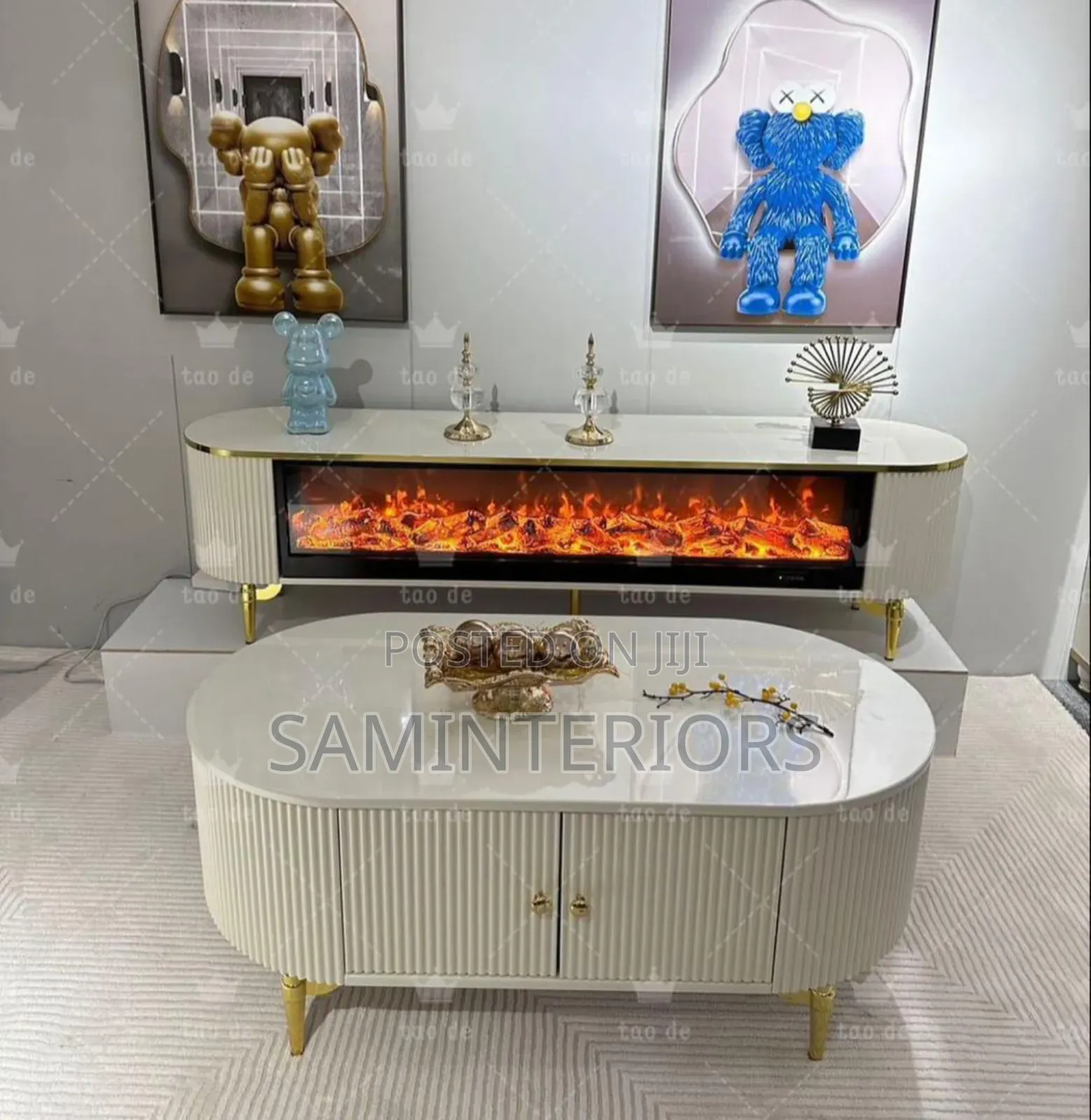 Modern High Quality Tv Console and Center Table
