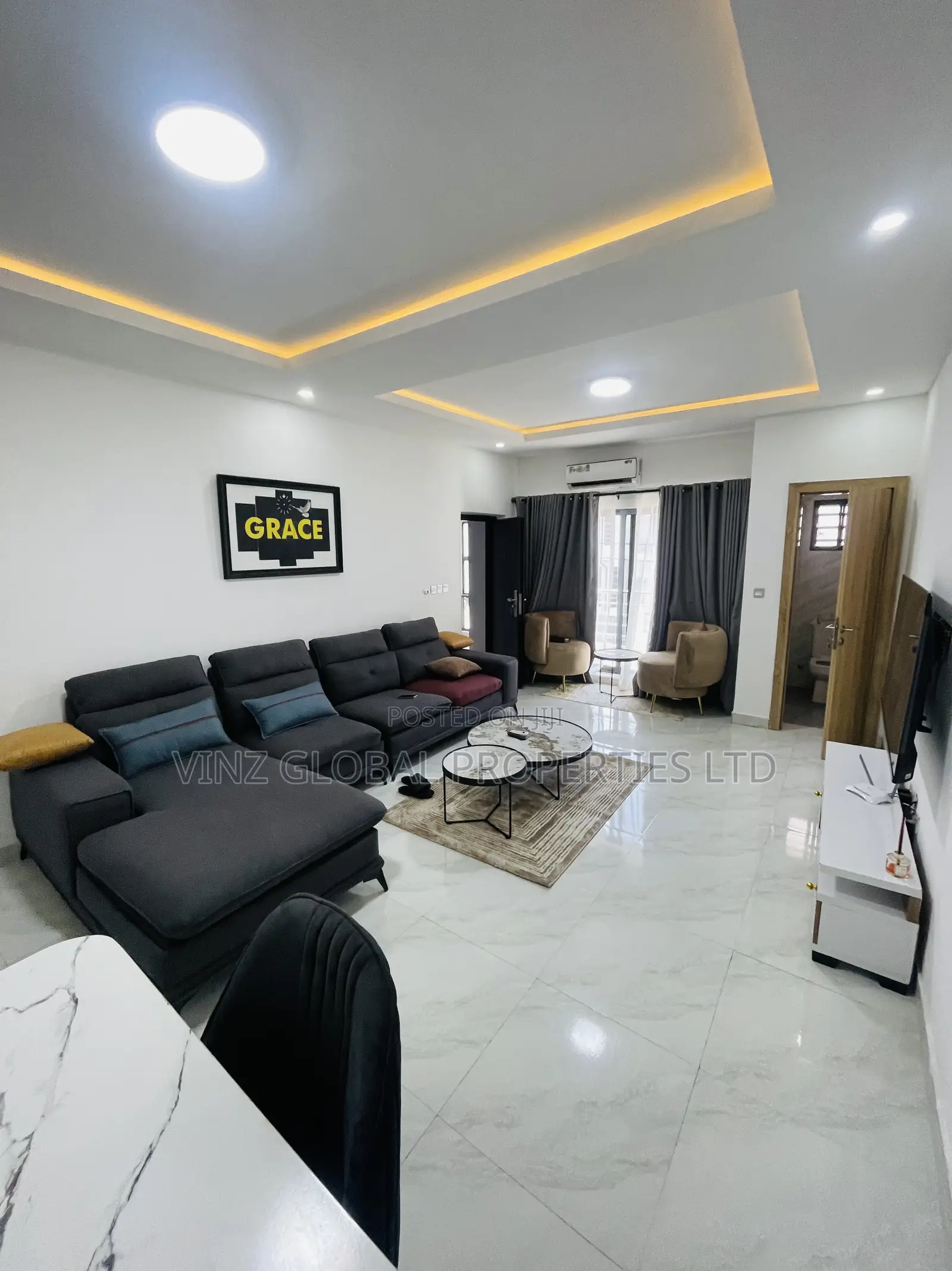 Brand-New 2 Bedroom Apartment With 24/7 Power , Gym Pool
