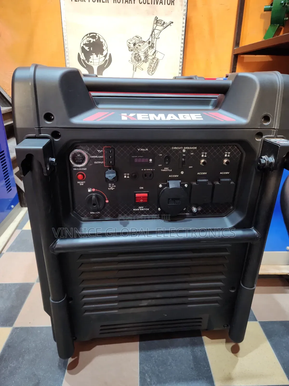 10kva Kemage Inverter Generator, With Key and Remote Control.