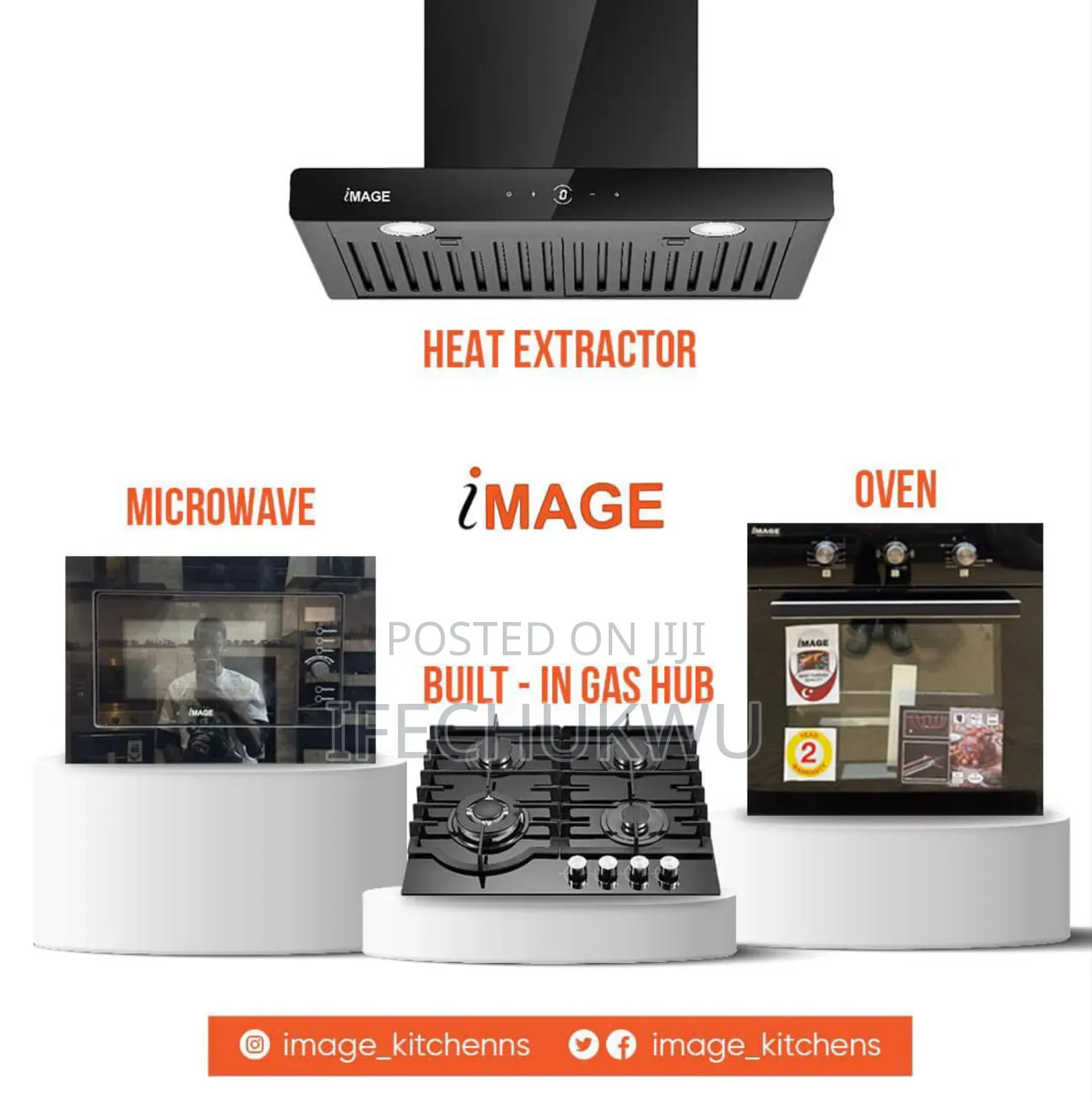 Original Image Turkey Set of 60cm Cooker Oven Heat Extractor Microwave