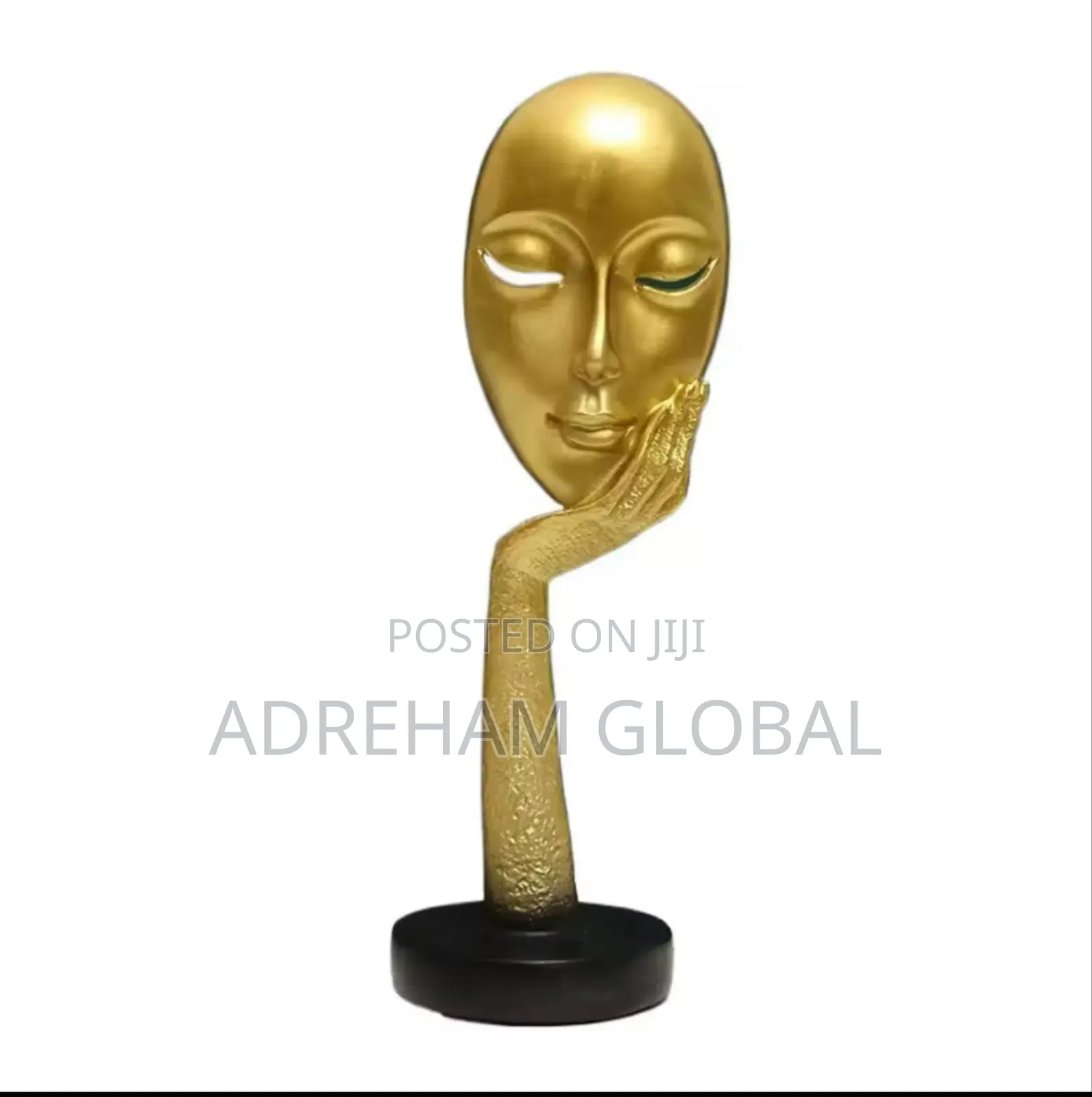 Creative Abstract Face Mask Hometv Cabinet Study Art Soft Decoration