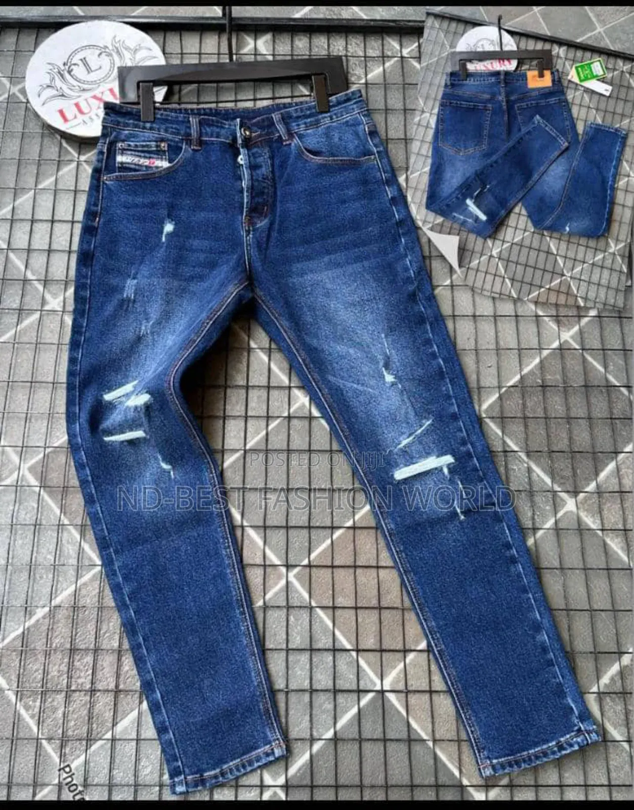 Blue Quality Stock Jeans