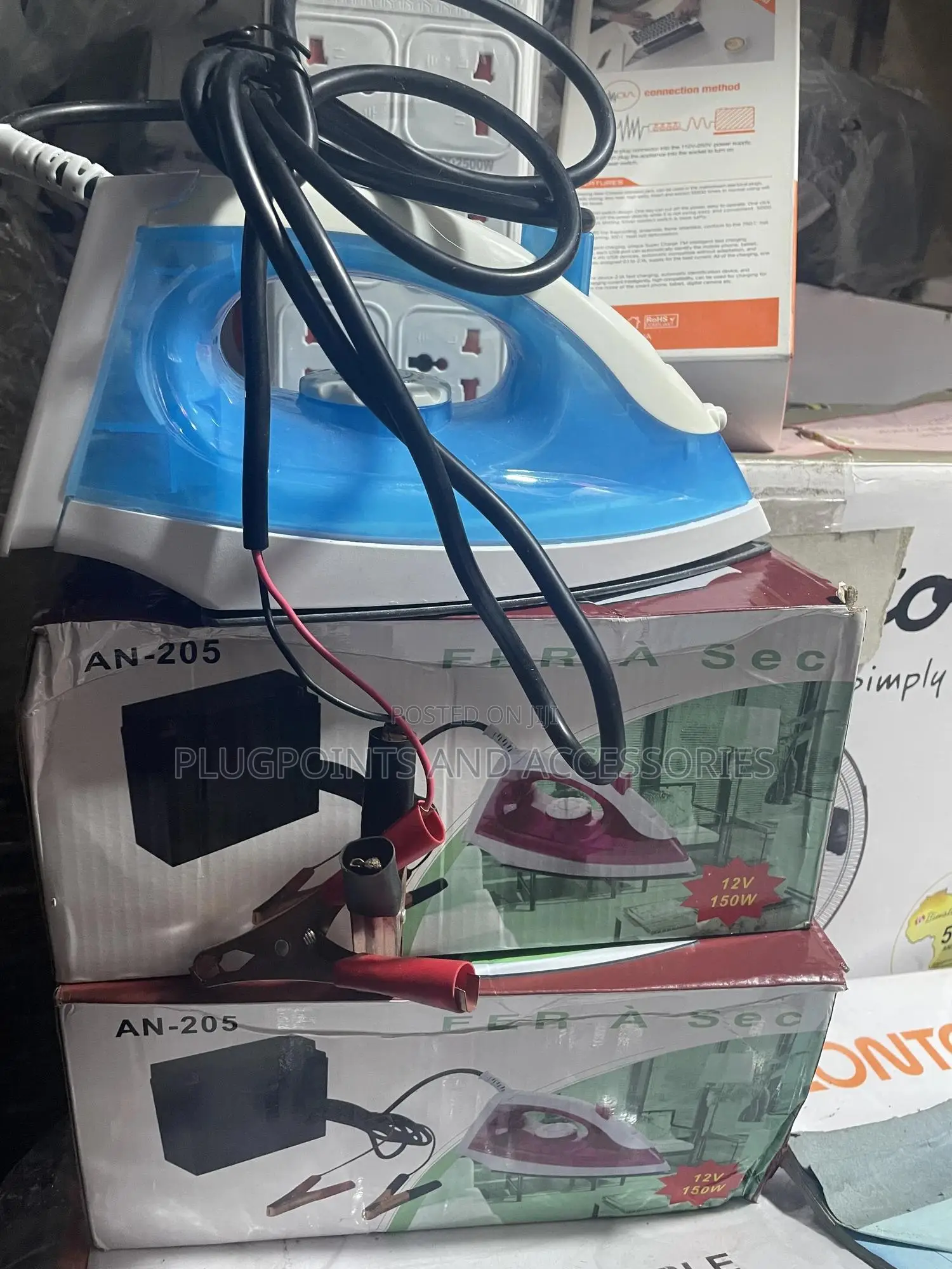 Solar Iron 150w (Extenal 12v Battery)