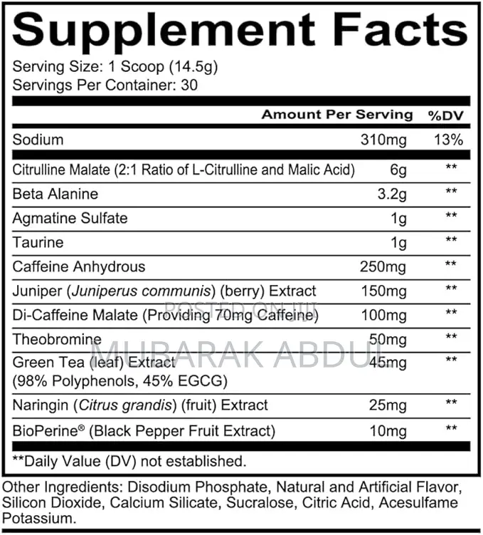 Total War Pre Workout