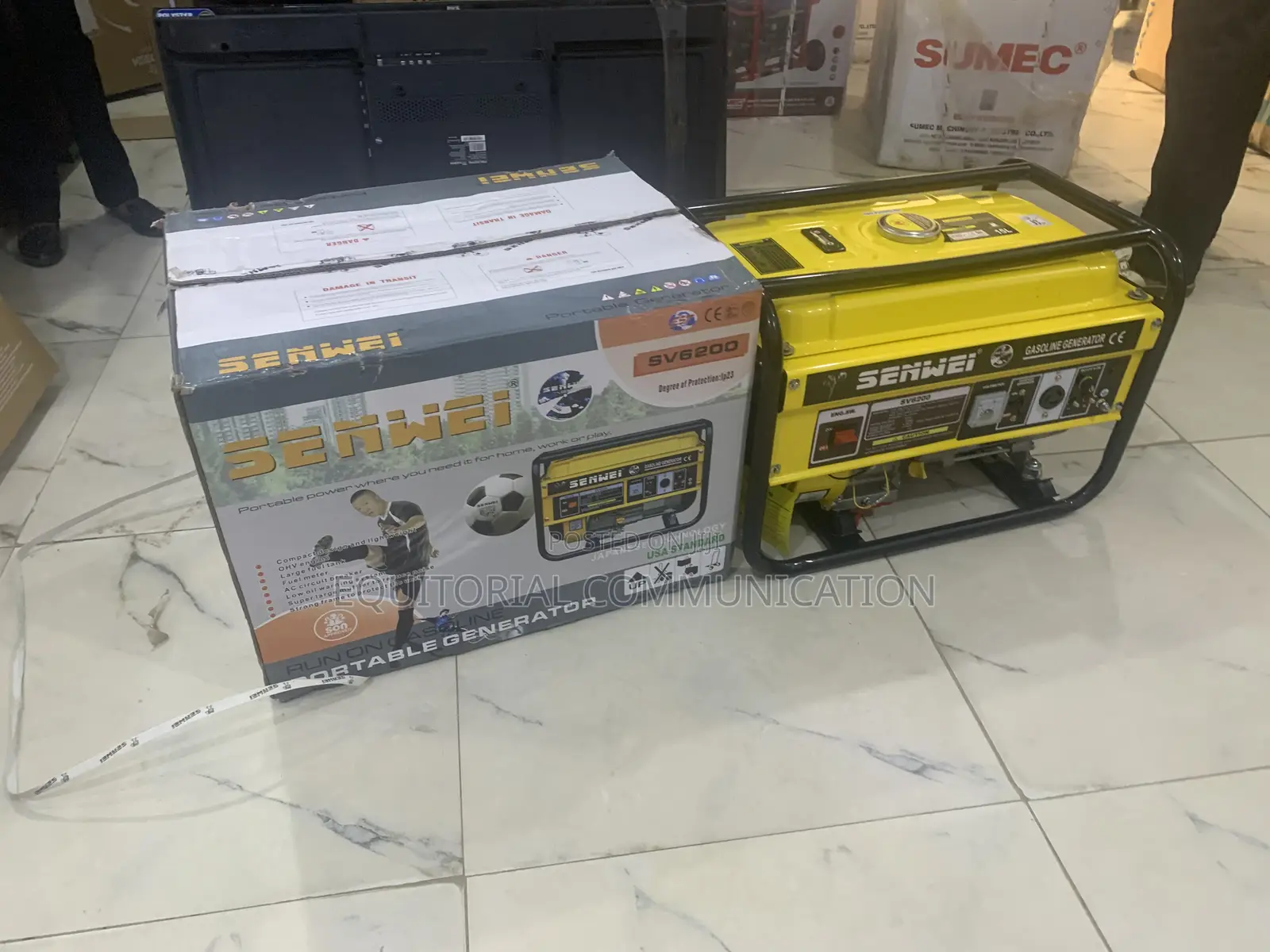 Sv6200 Portable Generator Operation Maintenance Guide